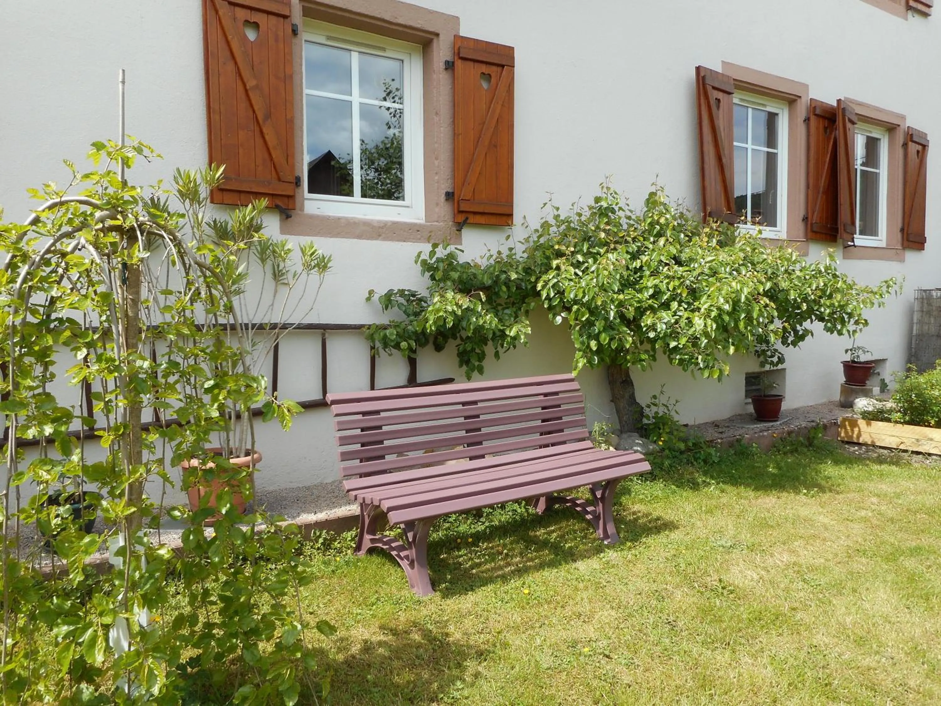 Garden in Gîte La Charmaie