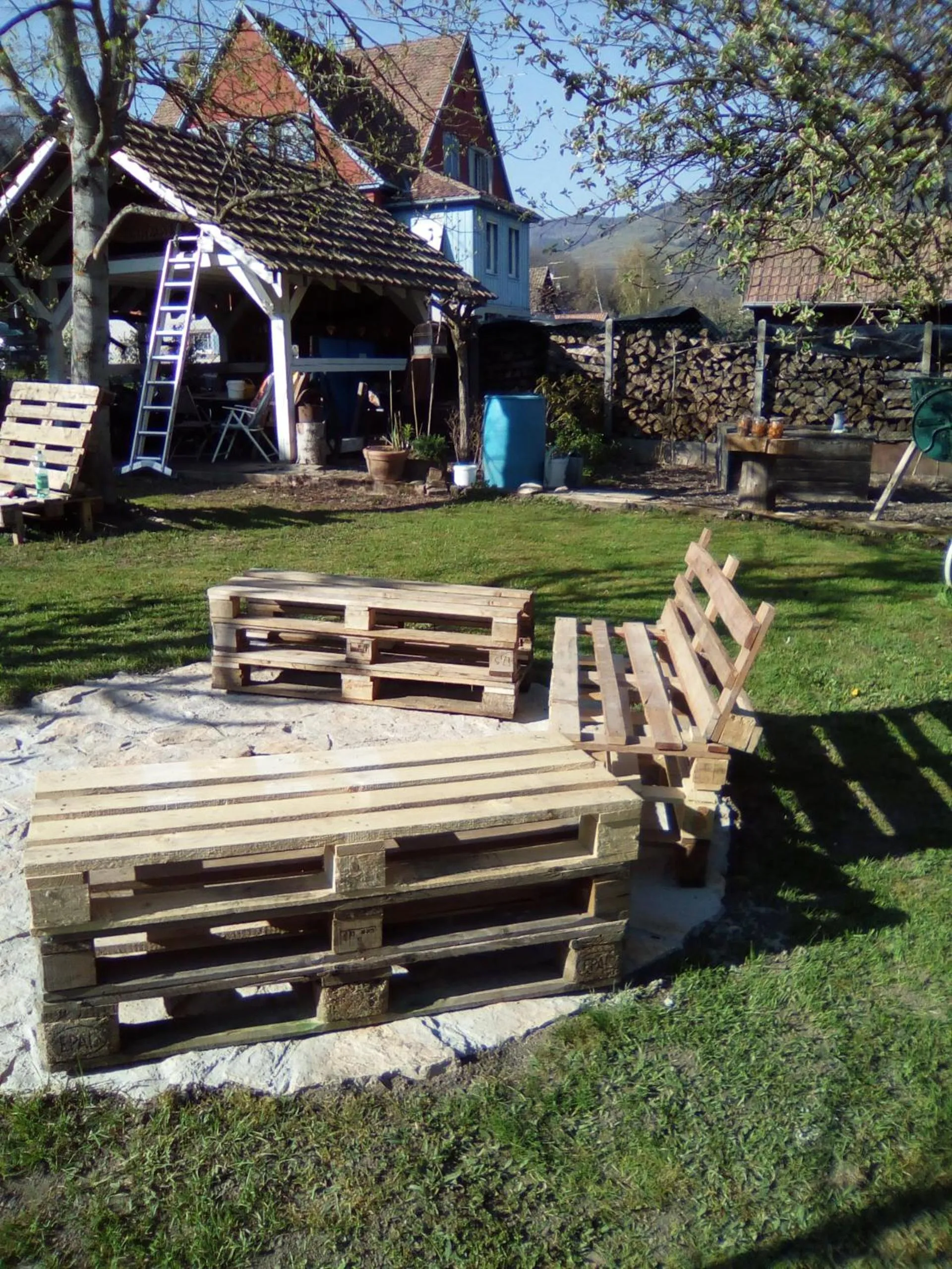 Garden in Gîte La Charmaie