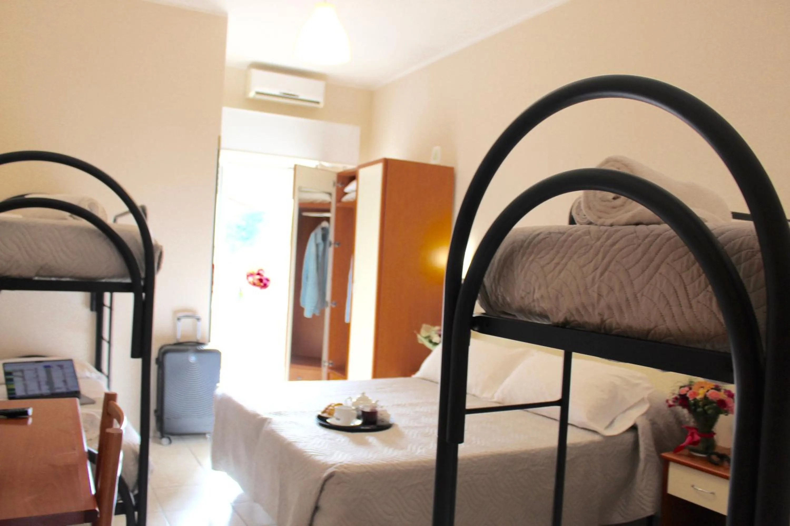 Photo of the whole room, Bed in Blue Hotel