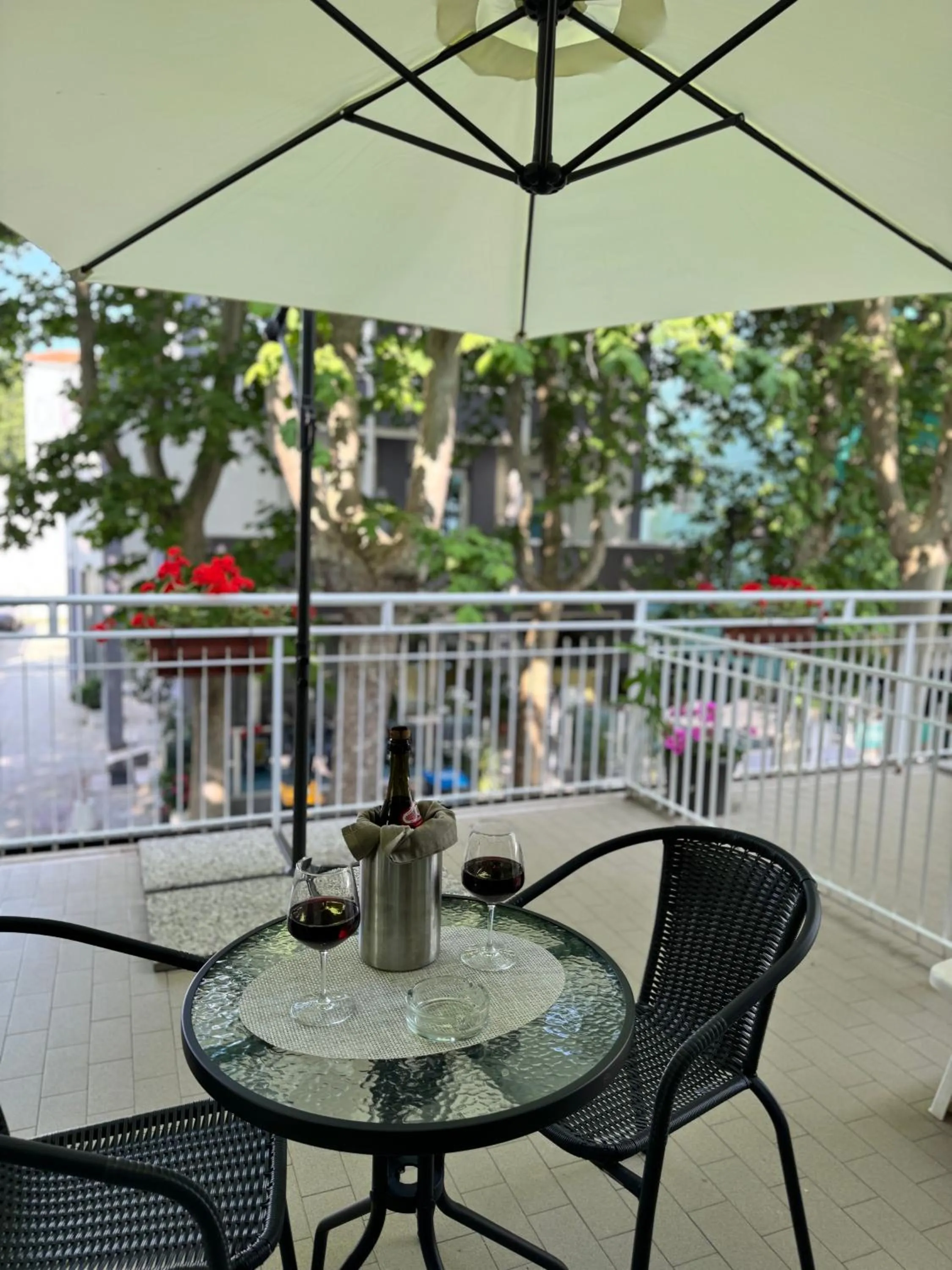 Balcony/Terrace in Blue Hotel