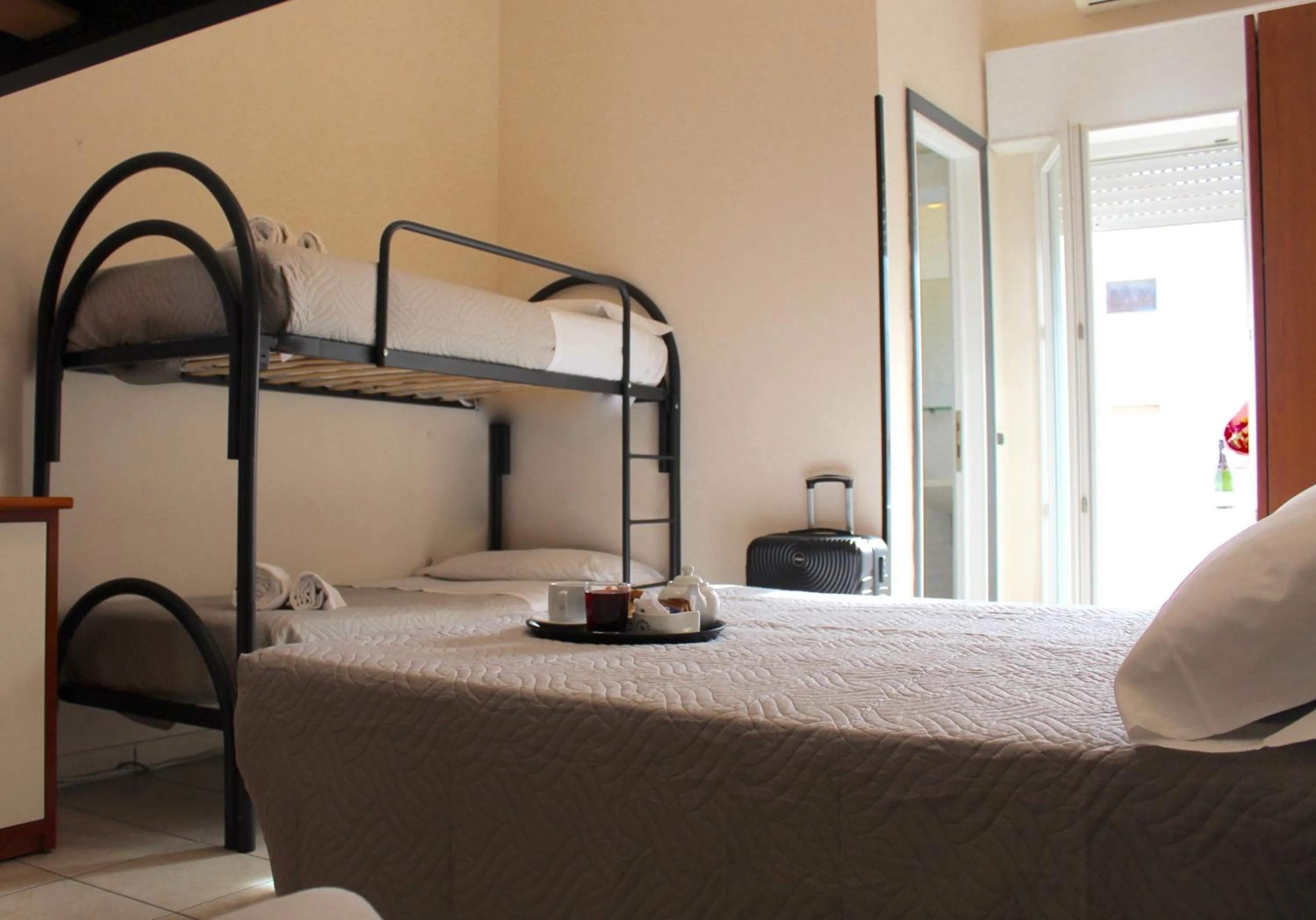 Photo of the whole room, Bed in Blue Hotel