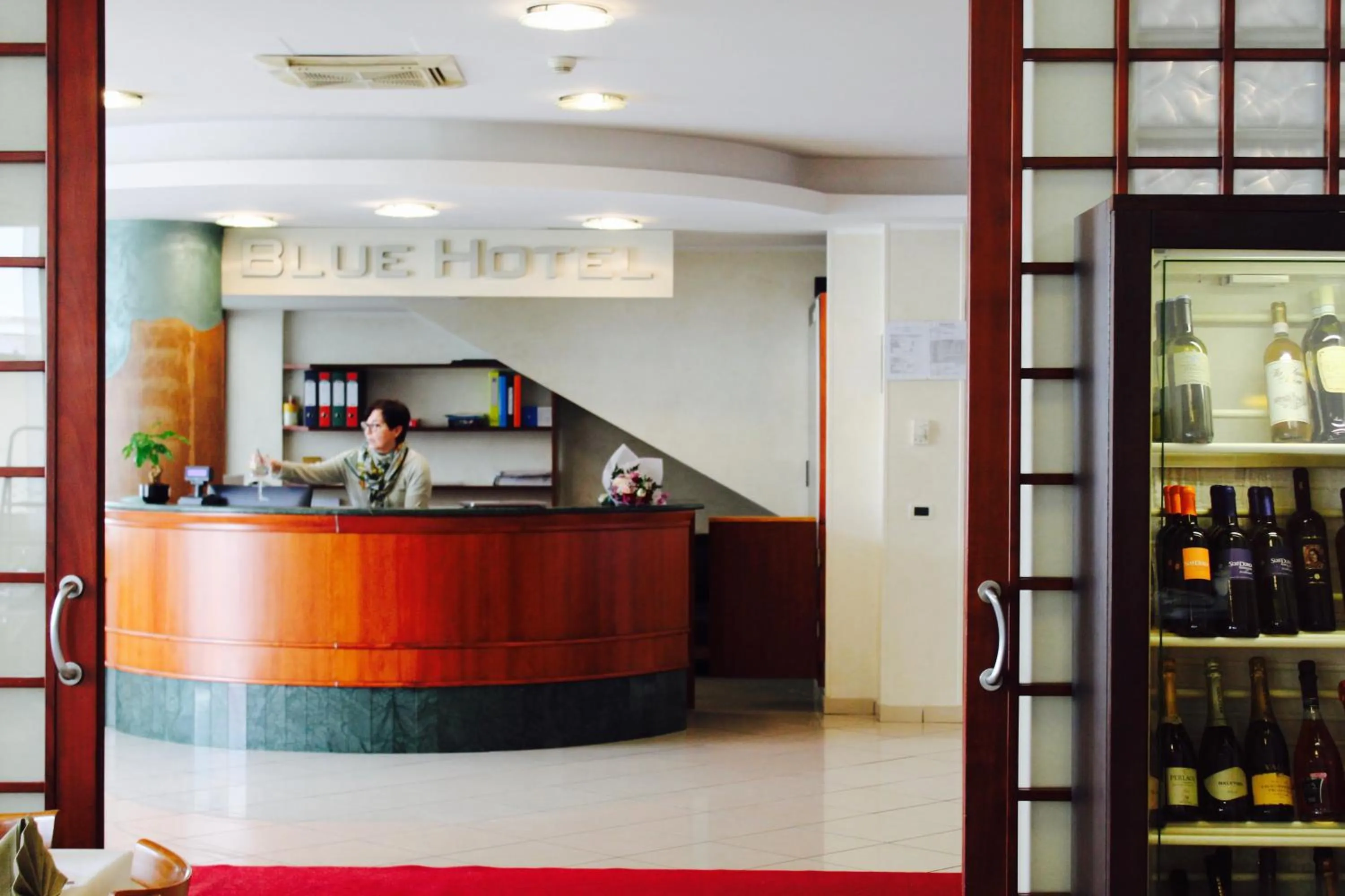 Lobby or reception in Blue Hotel