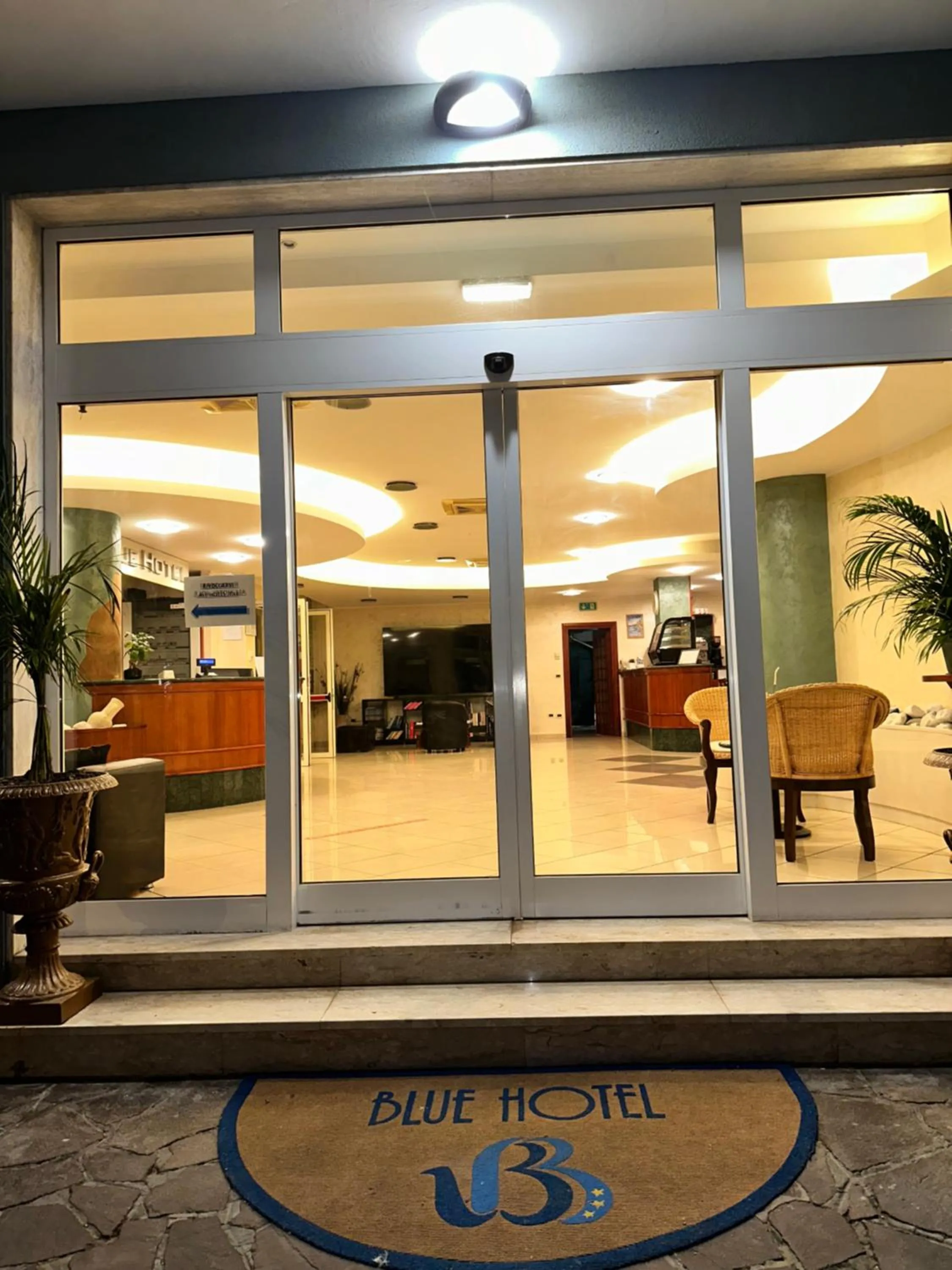 Lobby or reception in Blue Hotel