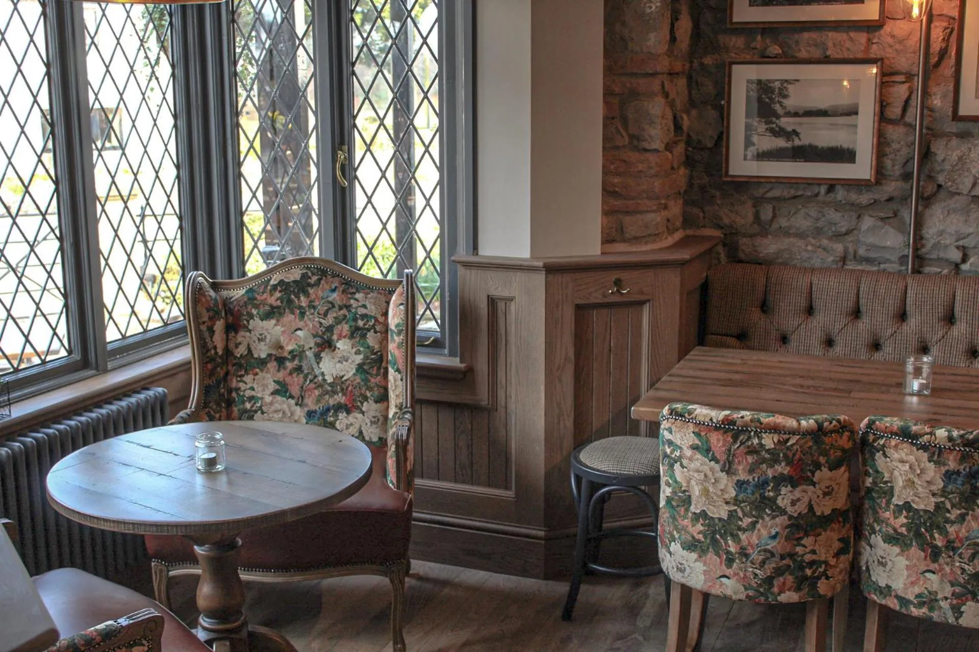 Dining area in The Pooley Bridge Inn