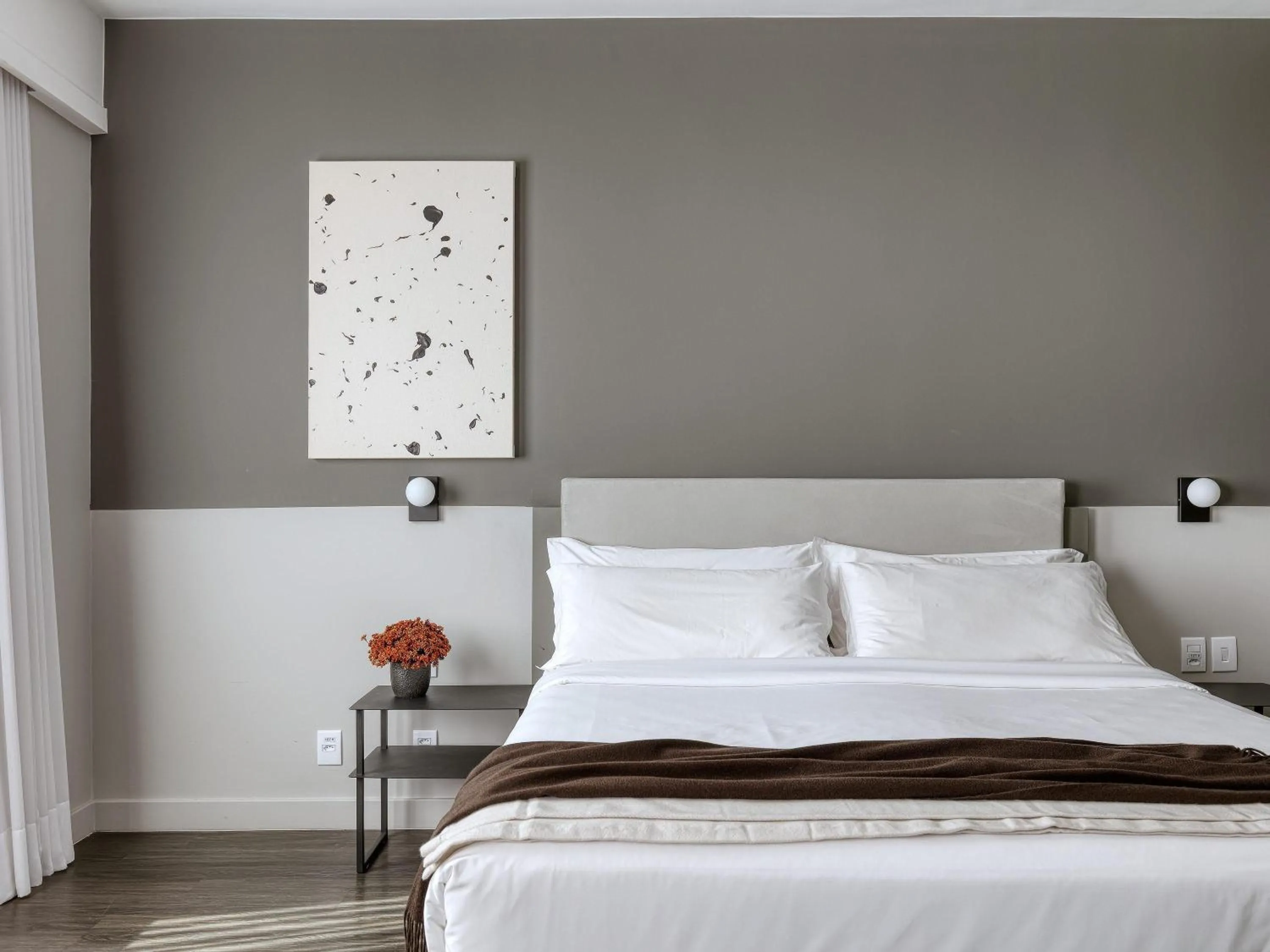 Bedroom, Bed in Caesar Business Belo Horizonte Belvedere