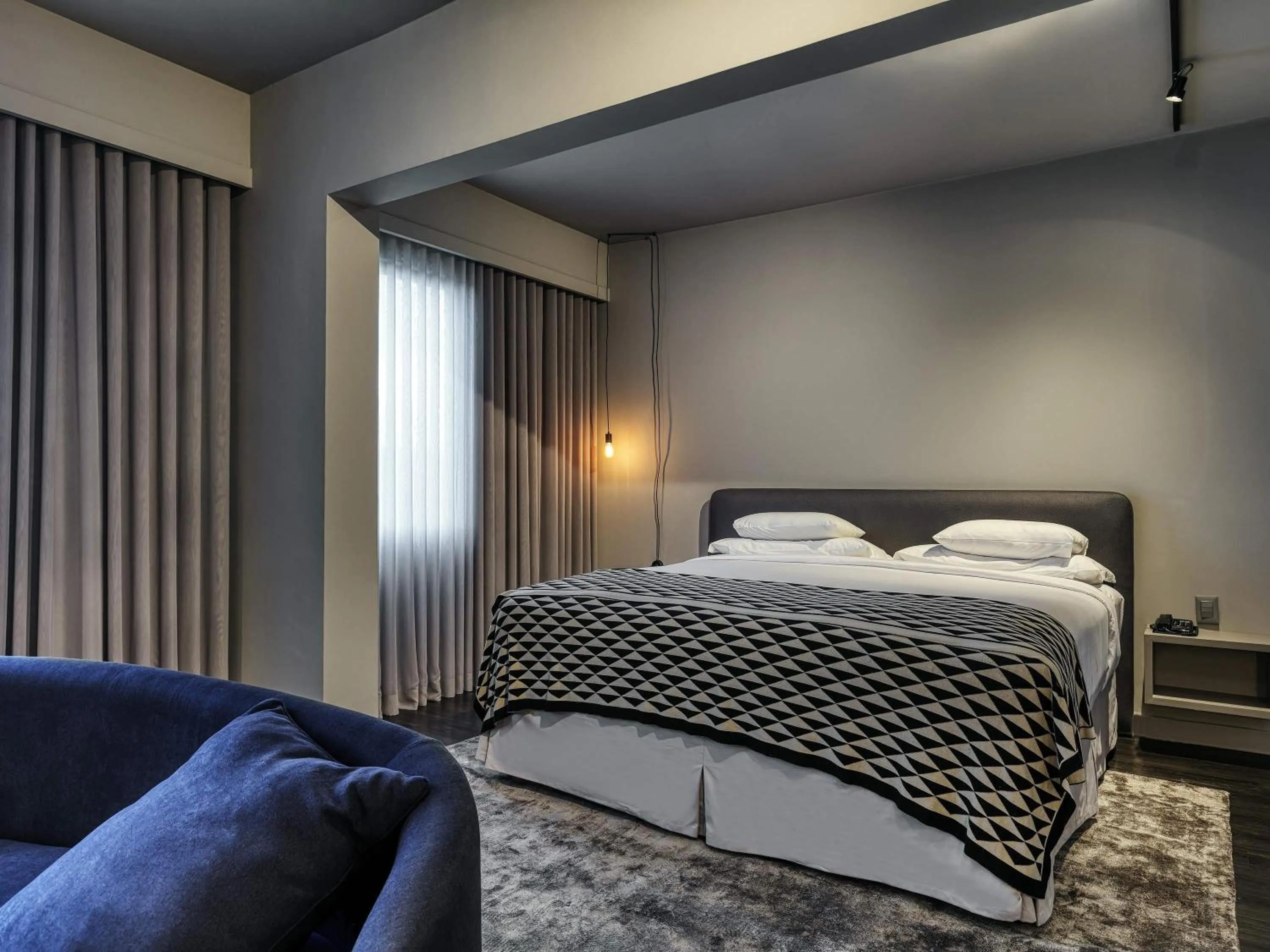 Bedroom, Bed in Caesar Business Belo Horizonte Belvedere