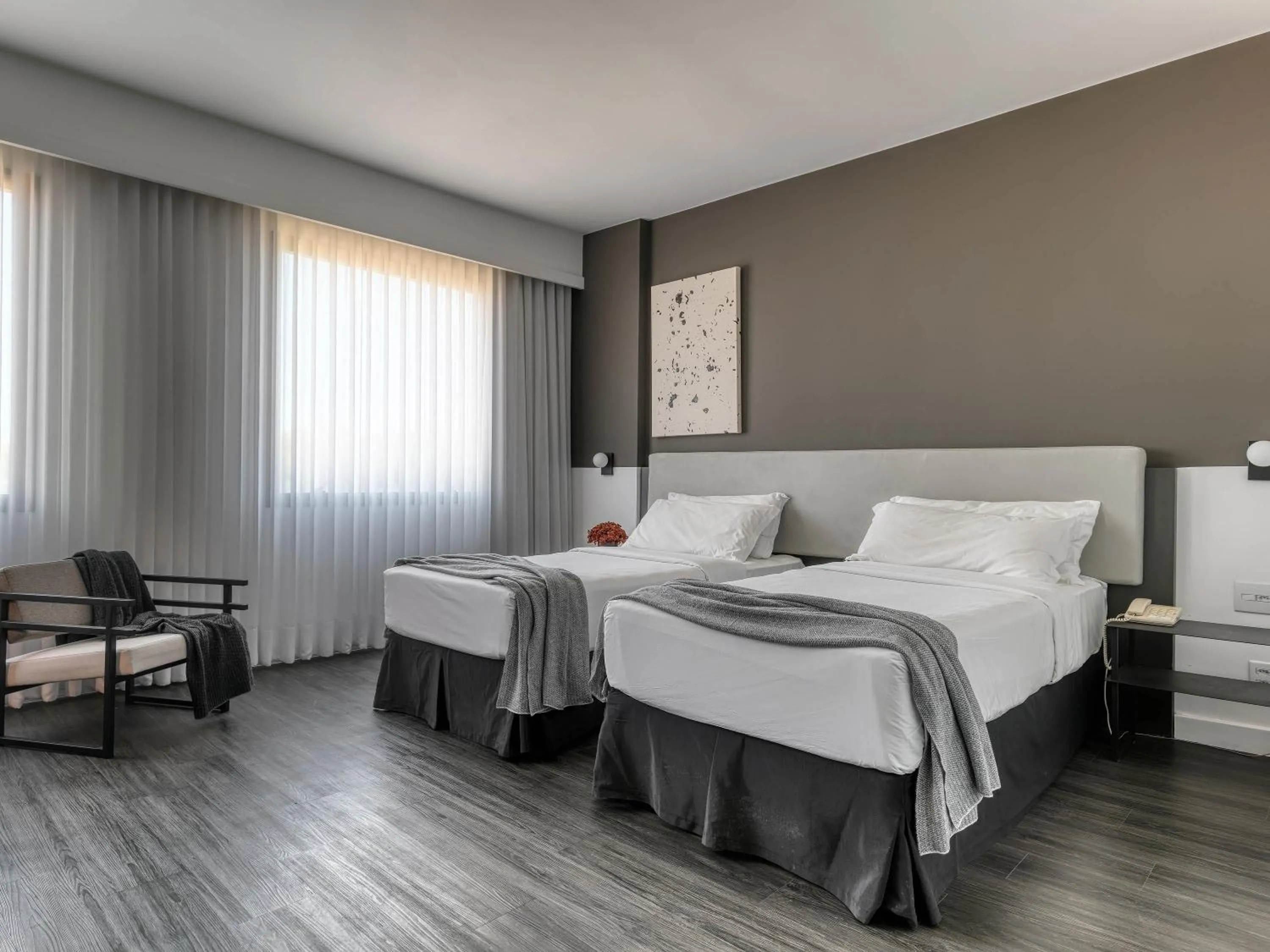 Bedroom, Bed in Caesar Business Belo Horizonte Belvedere