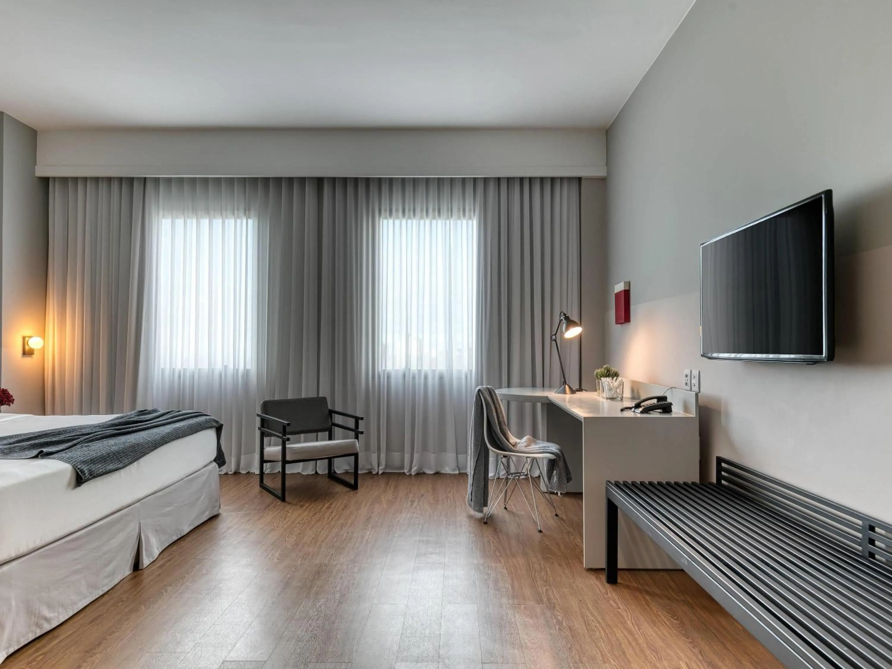 Bedroom, Bed in Caesar Business Belo Horizonte Belvedere