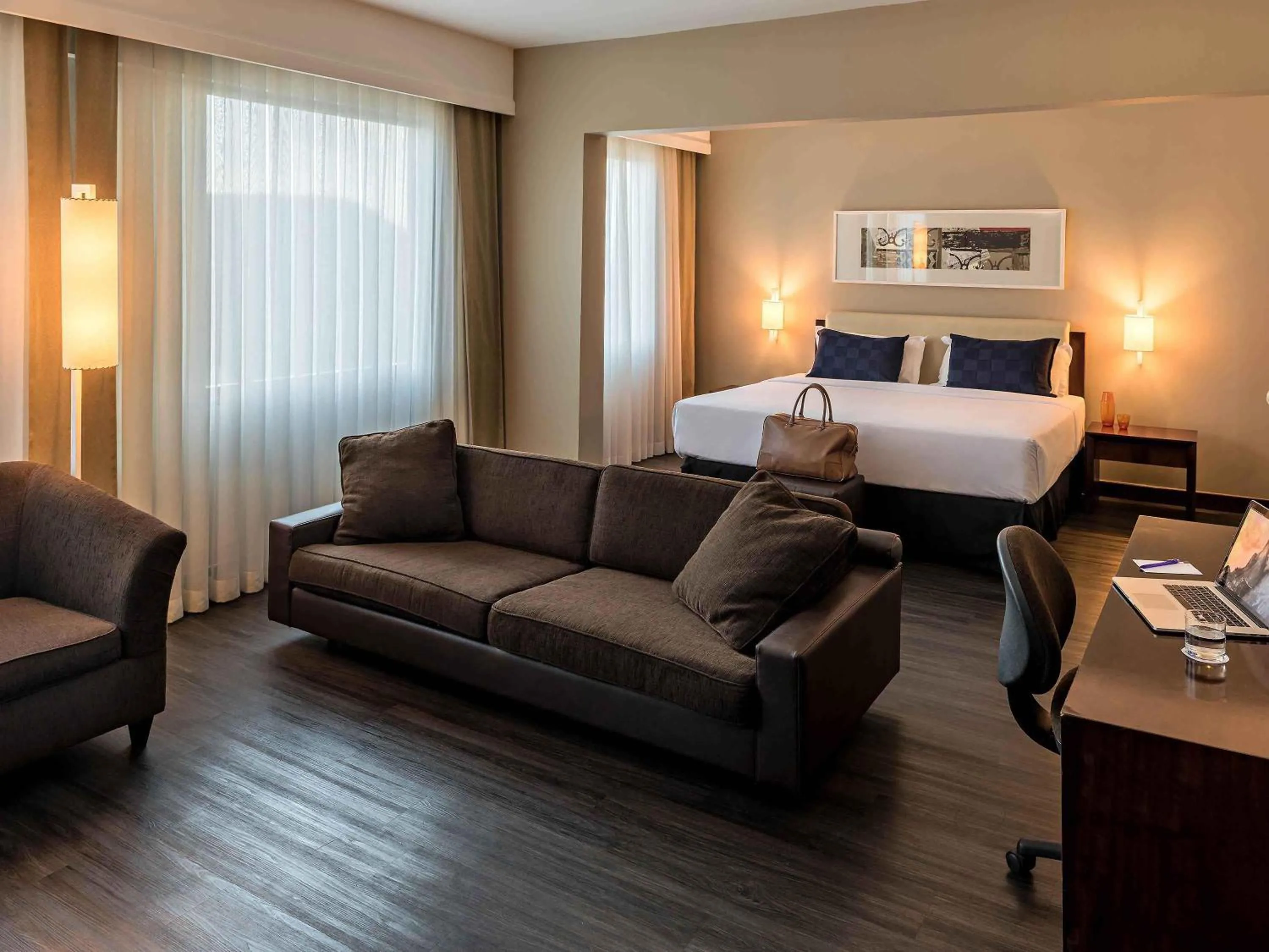 Bedroom, Bed in Caesar Business Belo Horizonte Belvedere