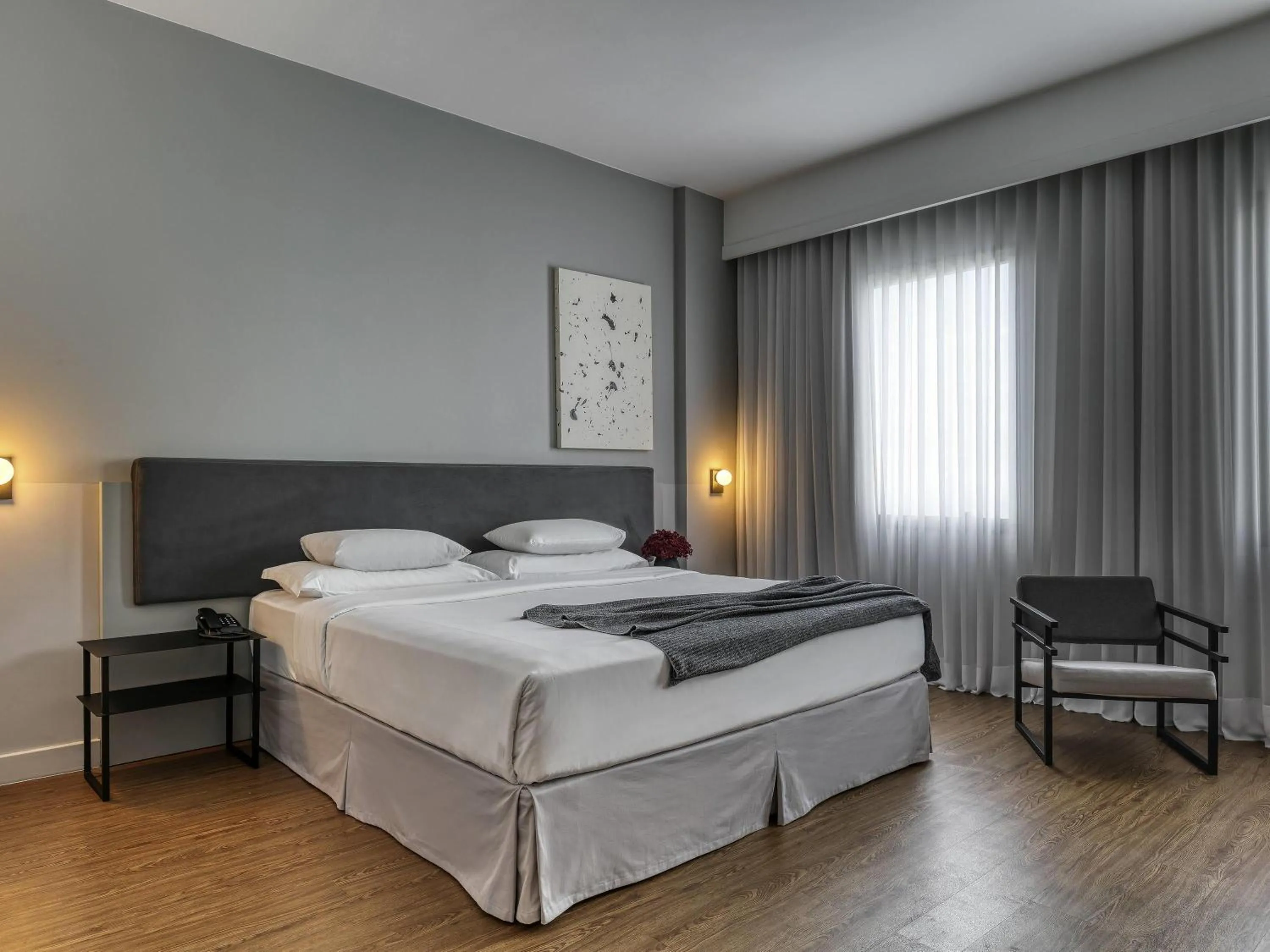 Bedroom, Bed in Caesar Business Belo Horizonte Belvedere