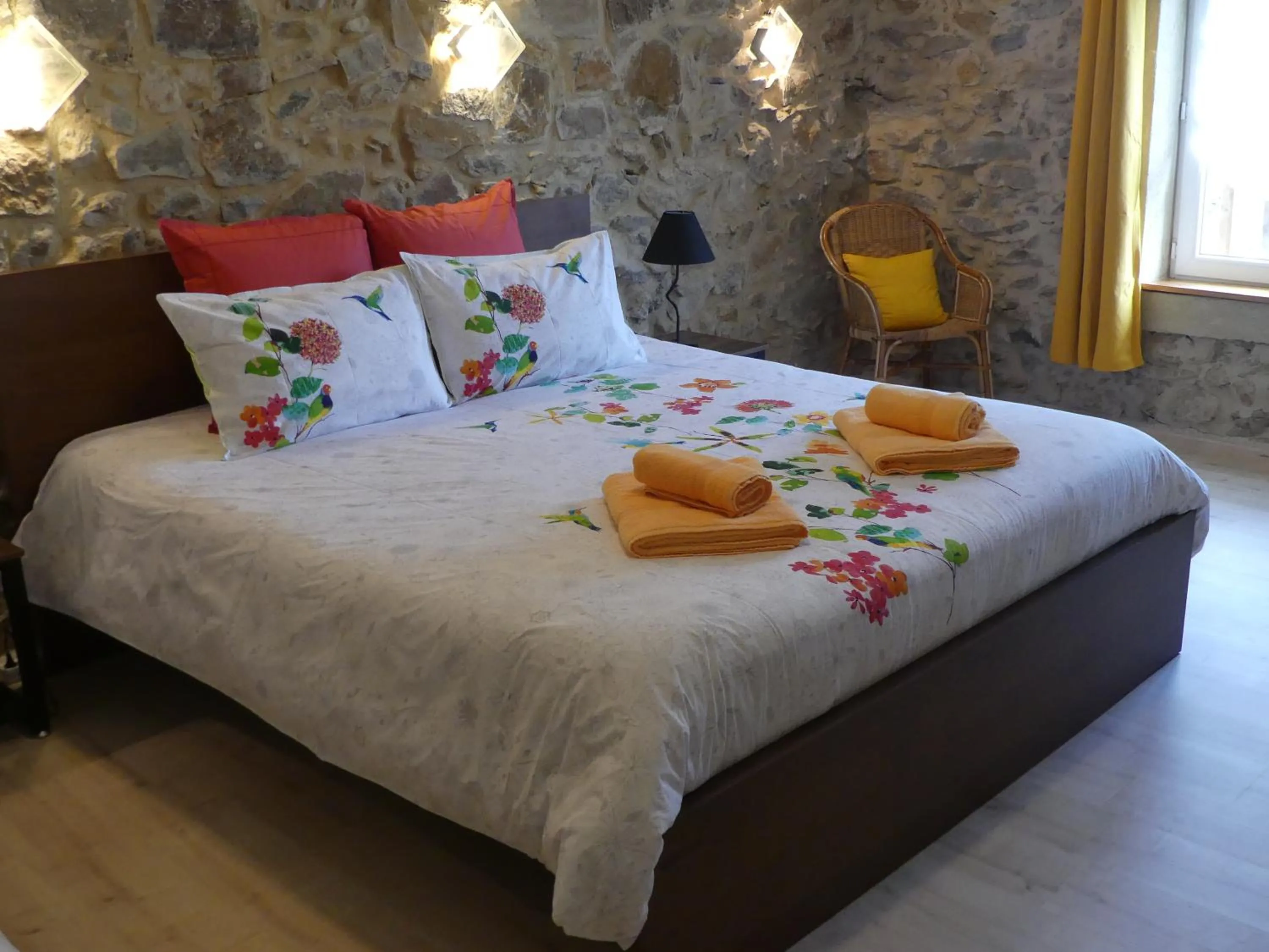 Bed in Chambres d'hôtes Les Gragniotes