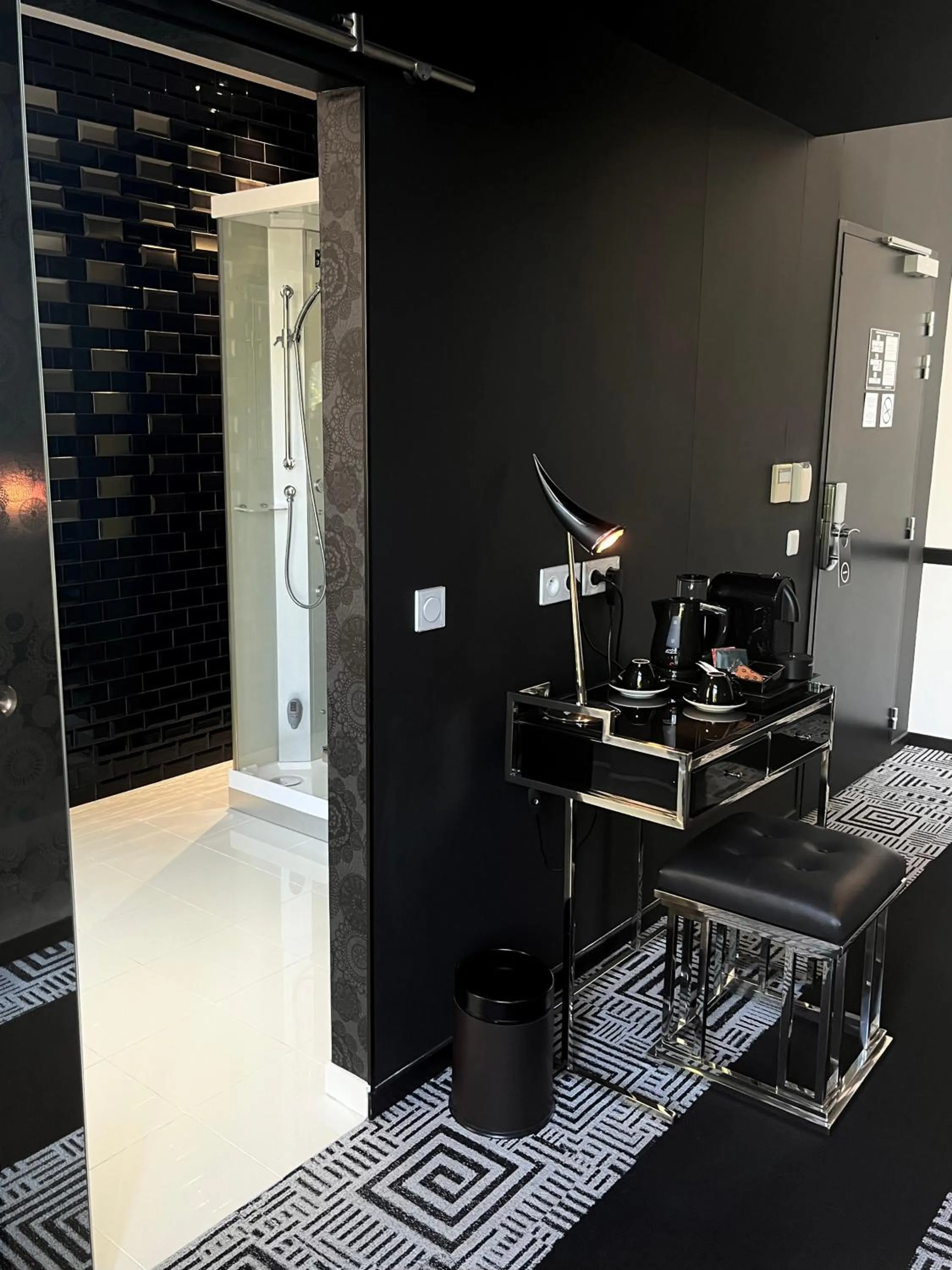 Decorative detail in Art Hotel