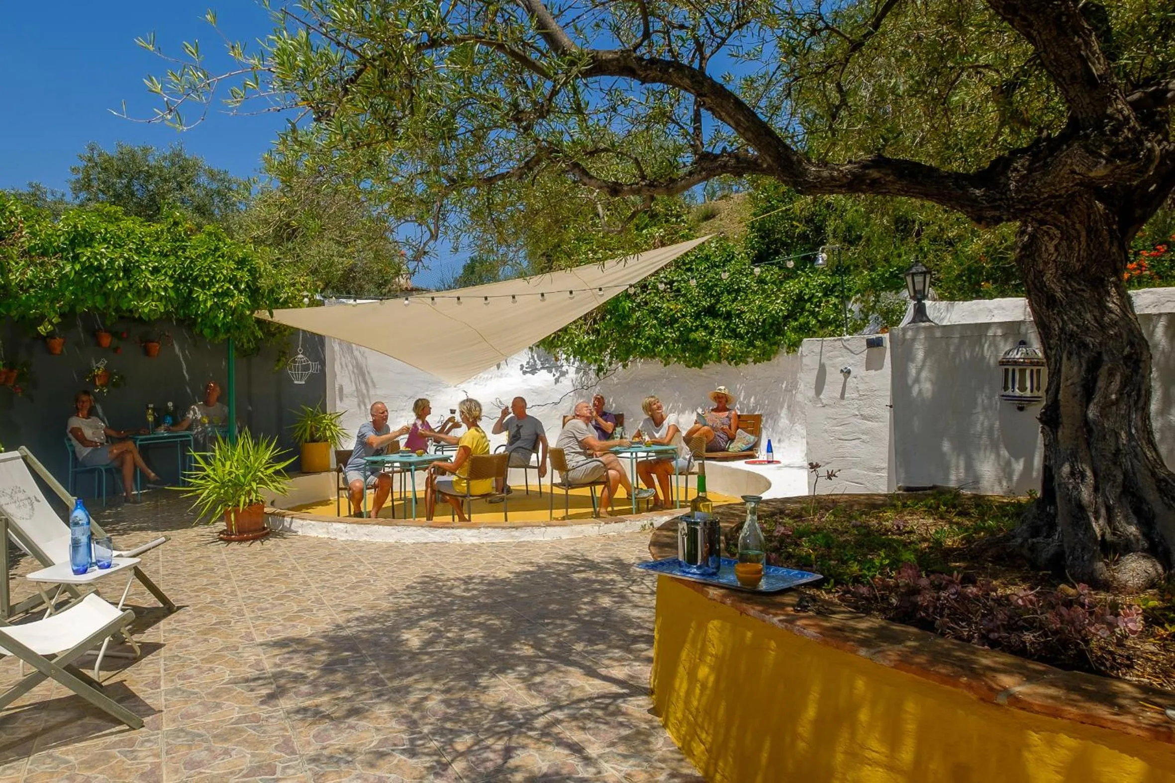 Inner courtyard view in Finca Gordo