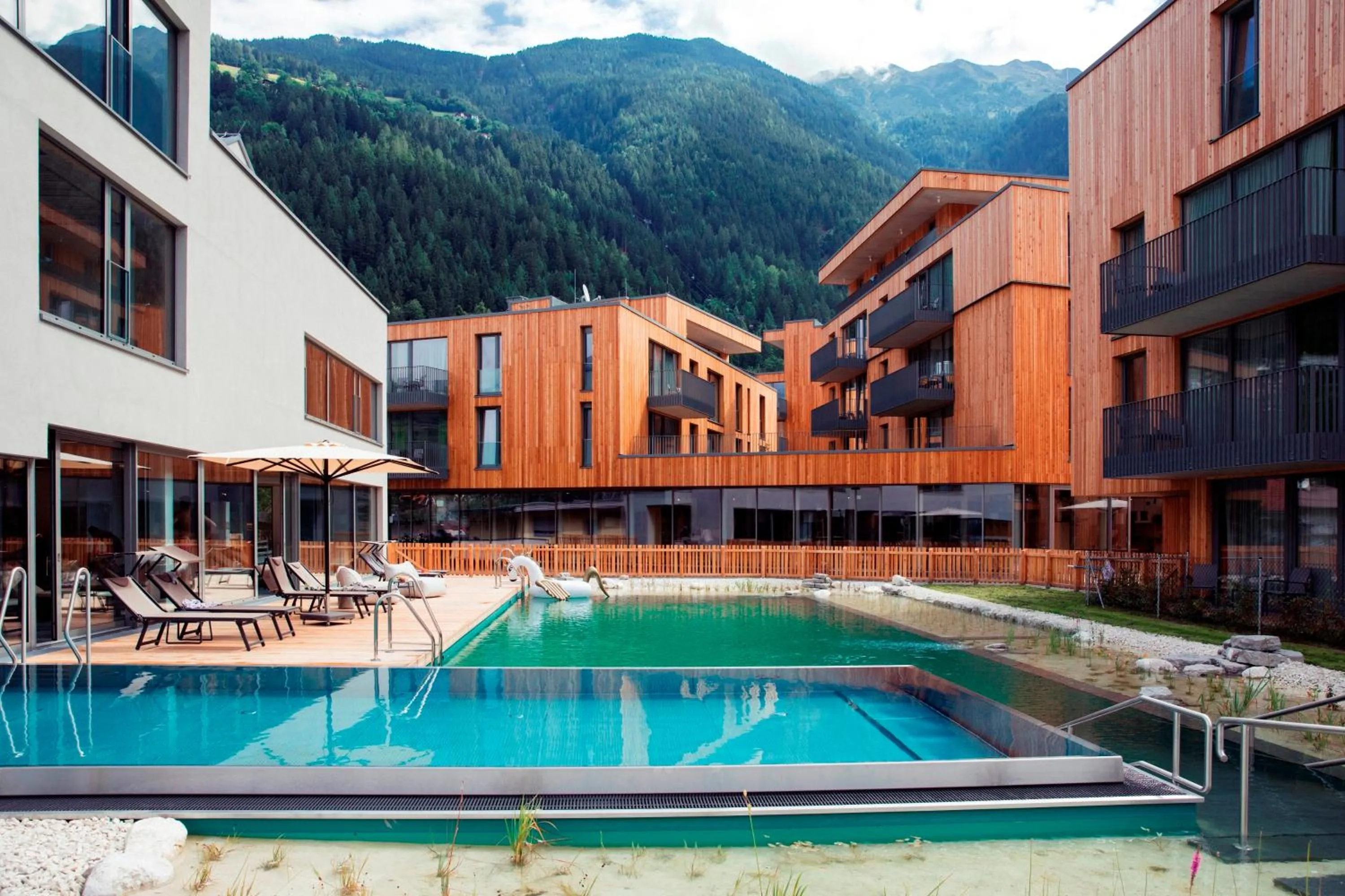 Property building in All-Suite Resort Ötztal