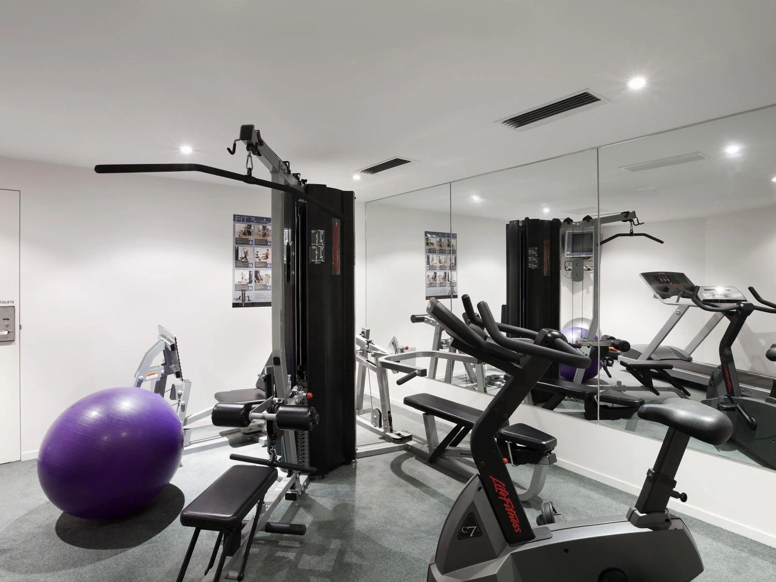 Fitness centre/facilities in The Sebel Launceston