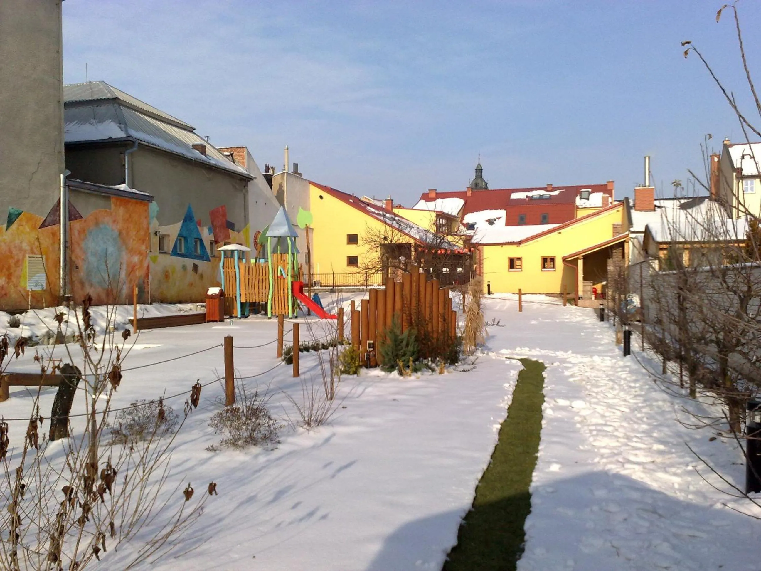 Garden in Ubytovani U Kulky