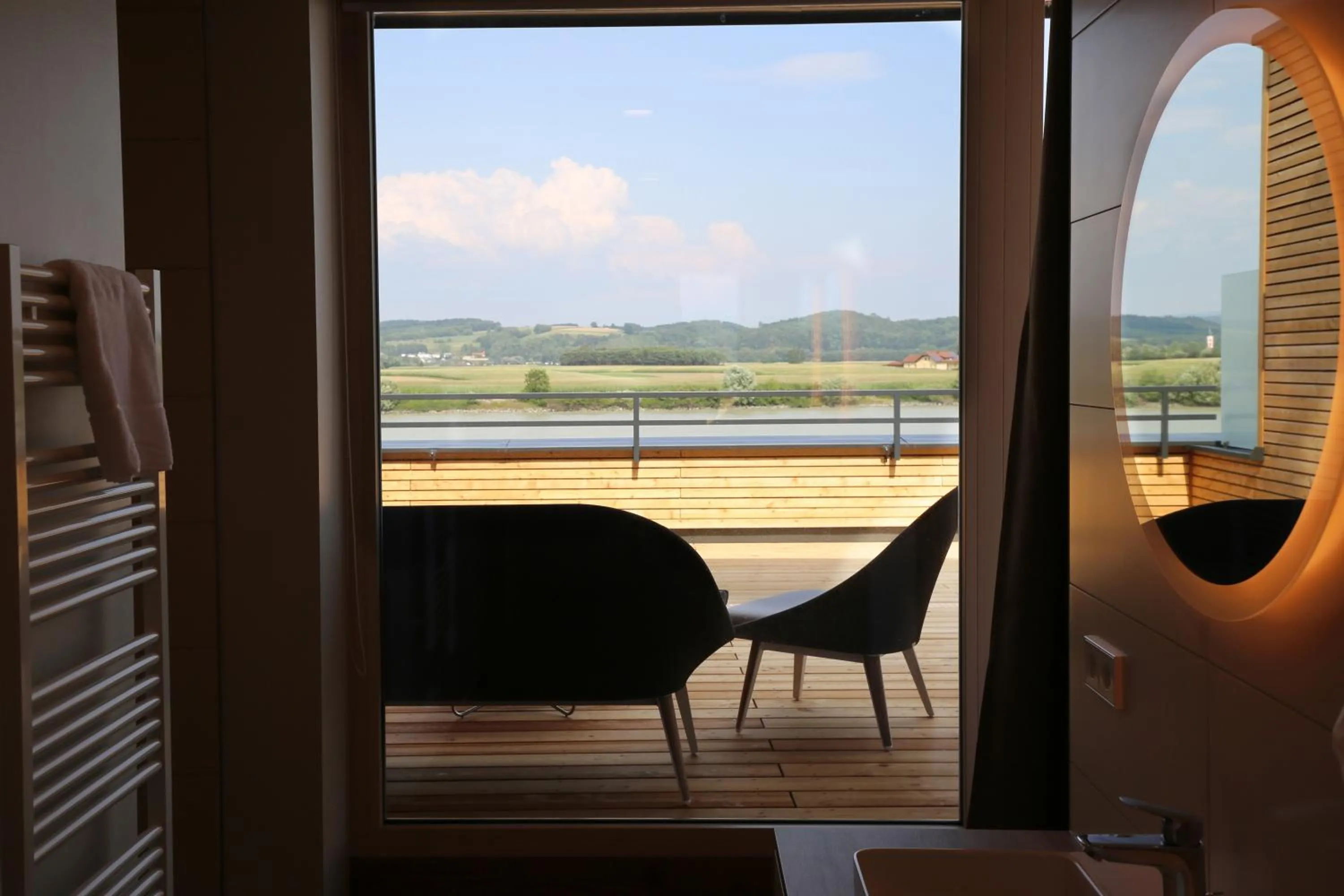 Balcony/Terrace in Donau Lodge