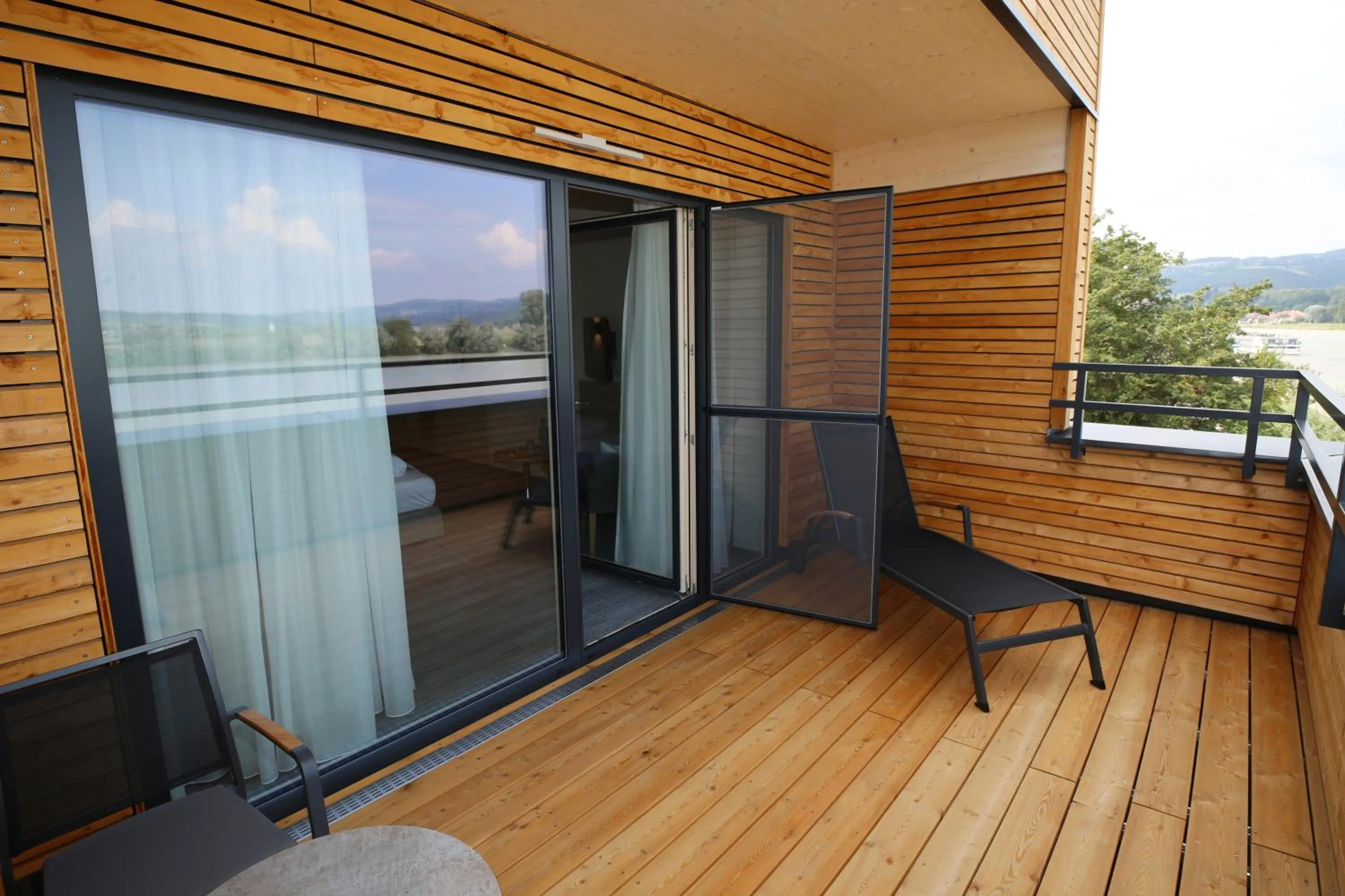 Balcony/Terrace in Donau Lodge