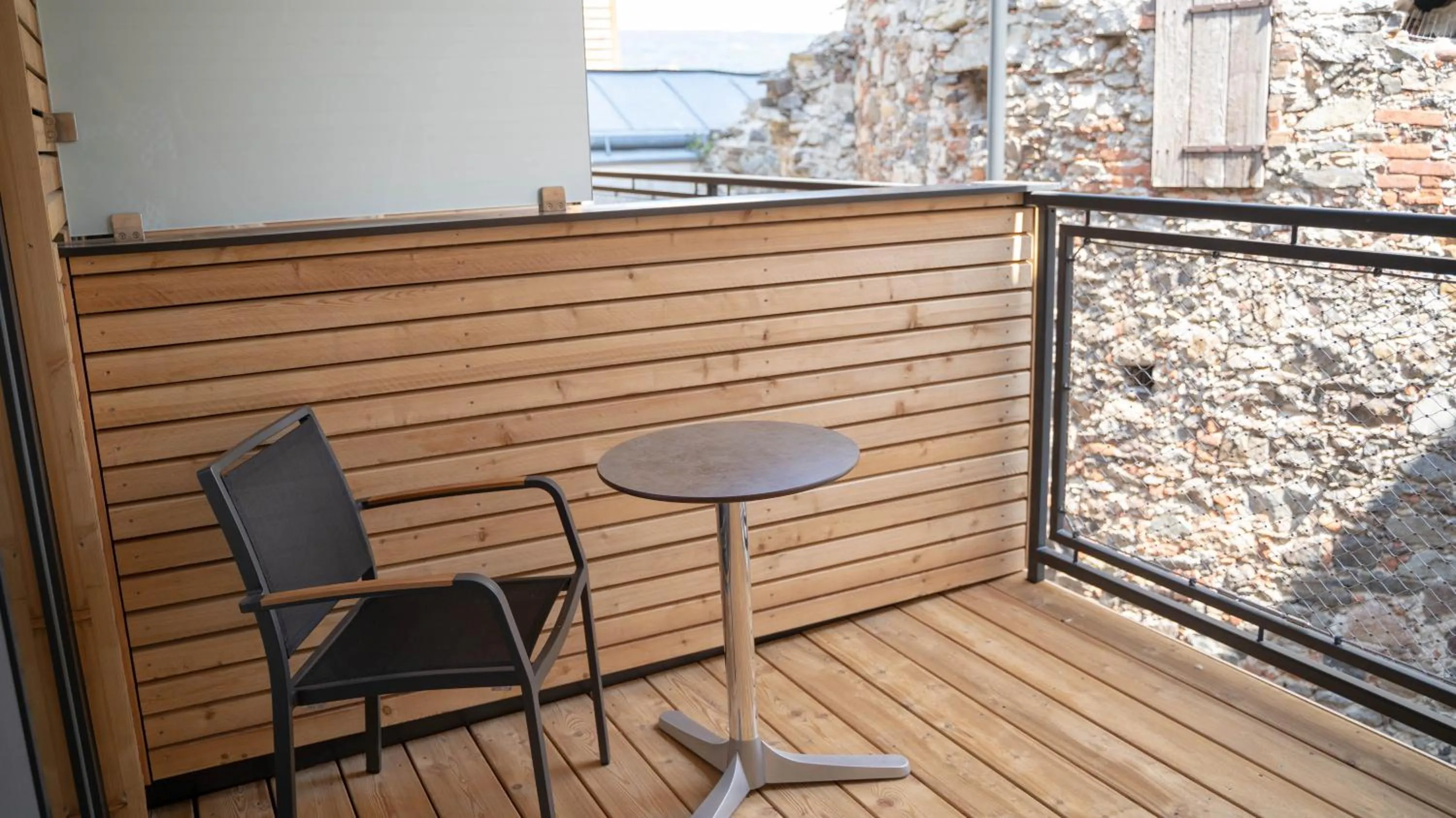 Balcony/Terrace in Donau Lodge