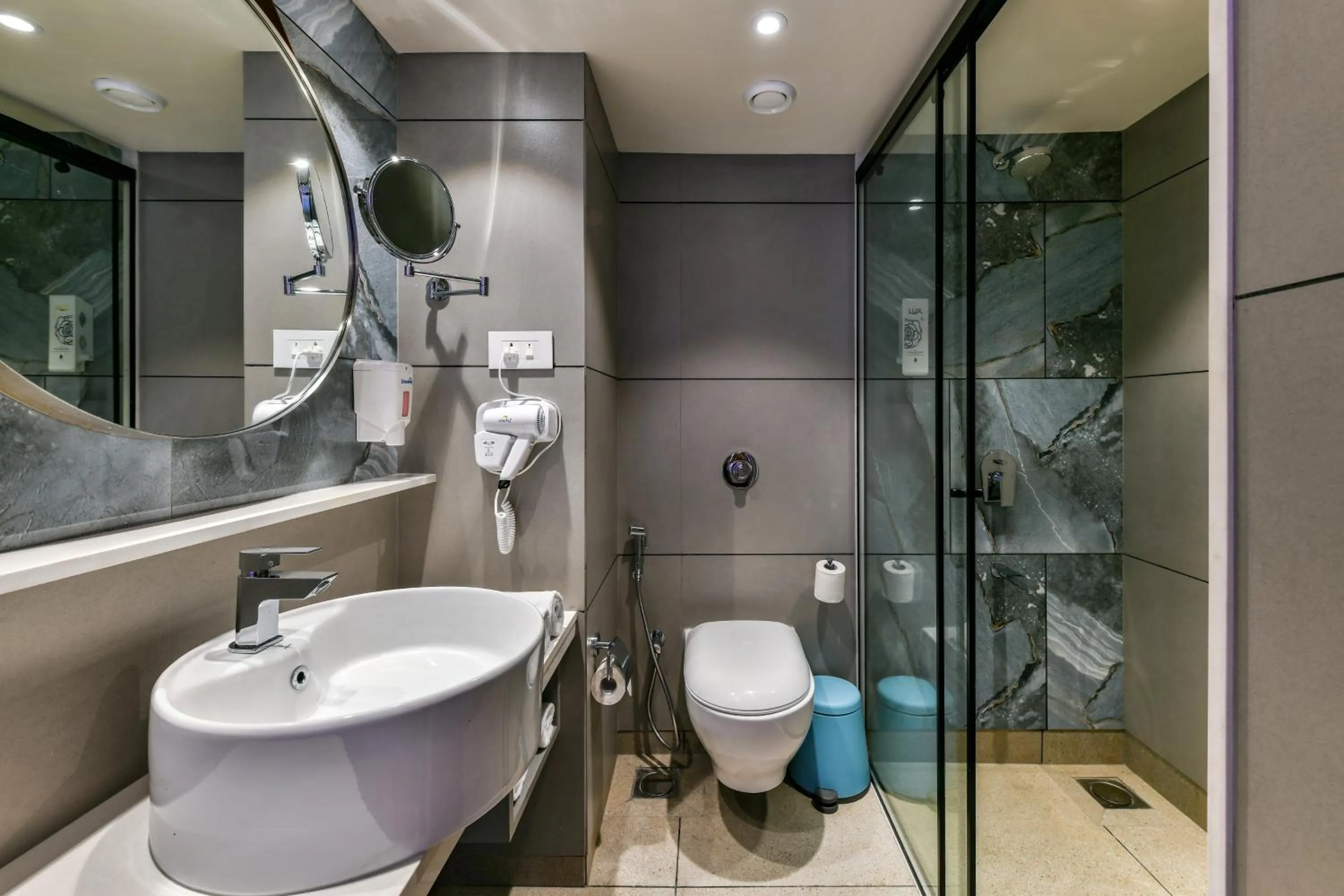 Shower in Indie Stays, BKC