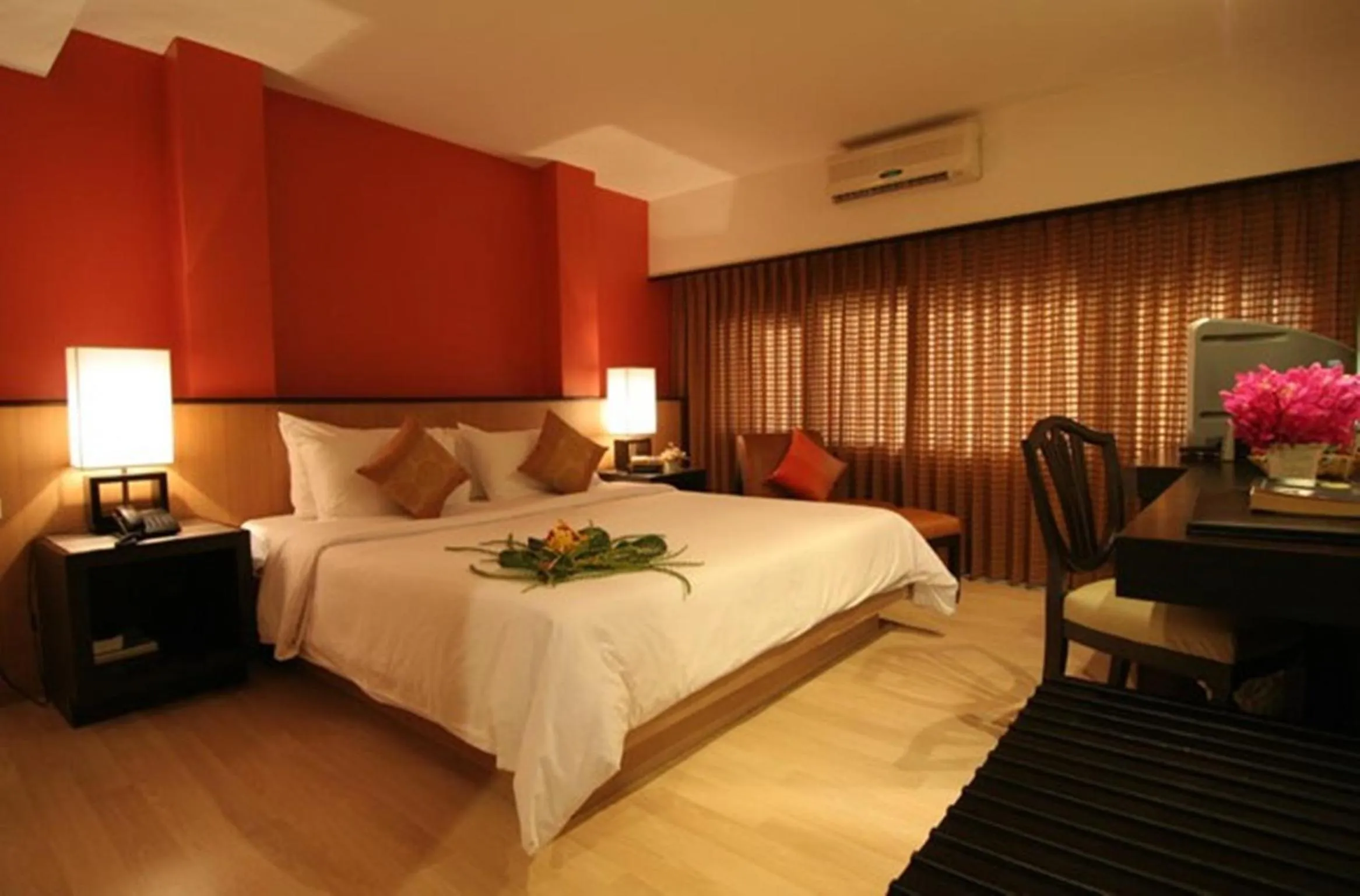 Bed in Rose Hotel