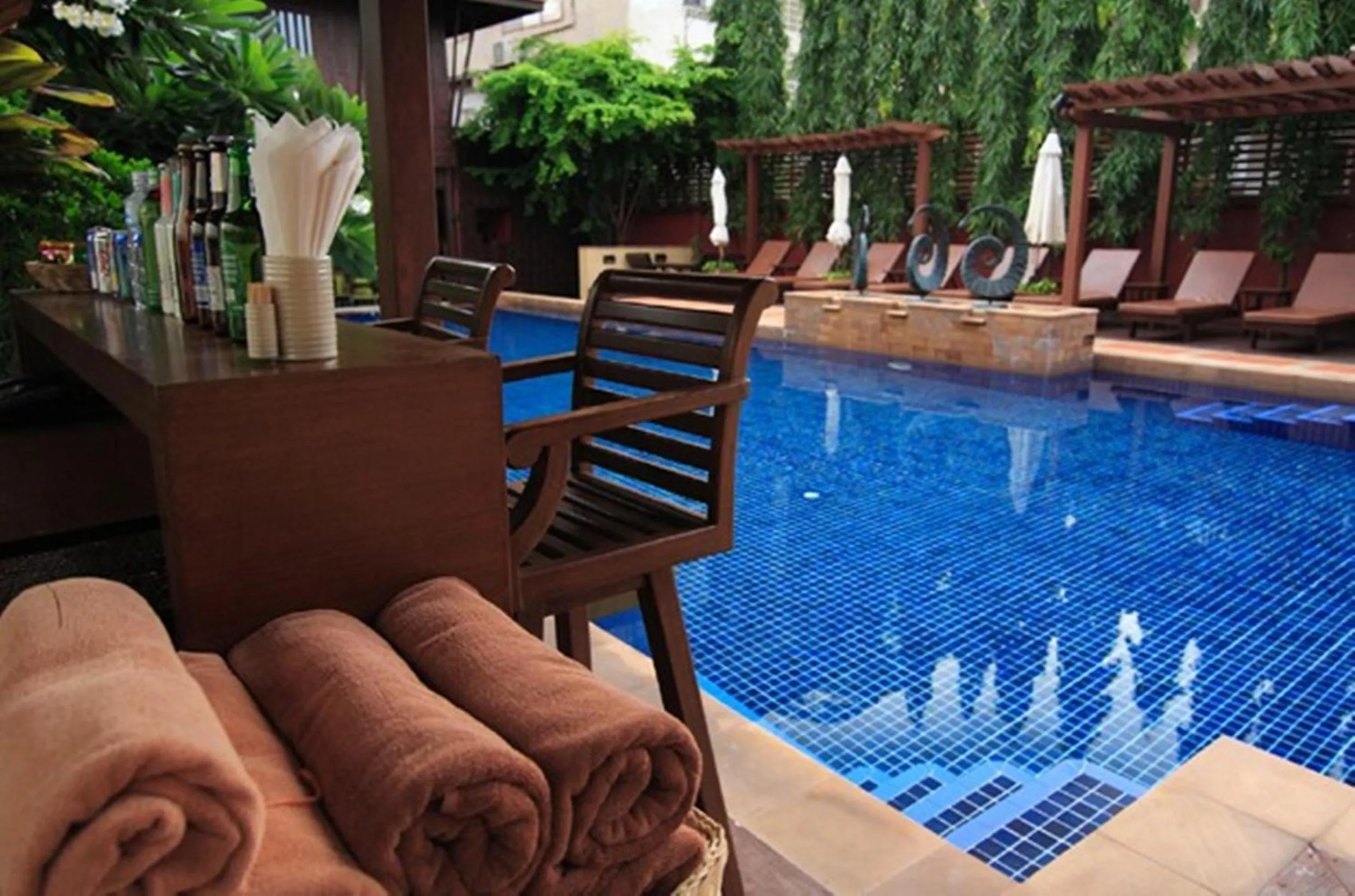 Swimming pool in Rose Hotel