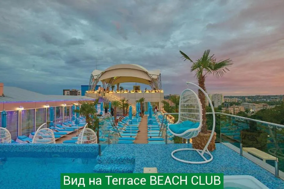 Property building in Hotel & Spa NEMO with dolphins