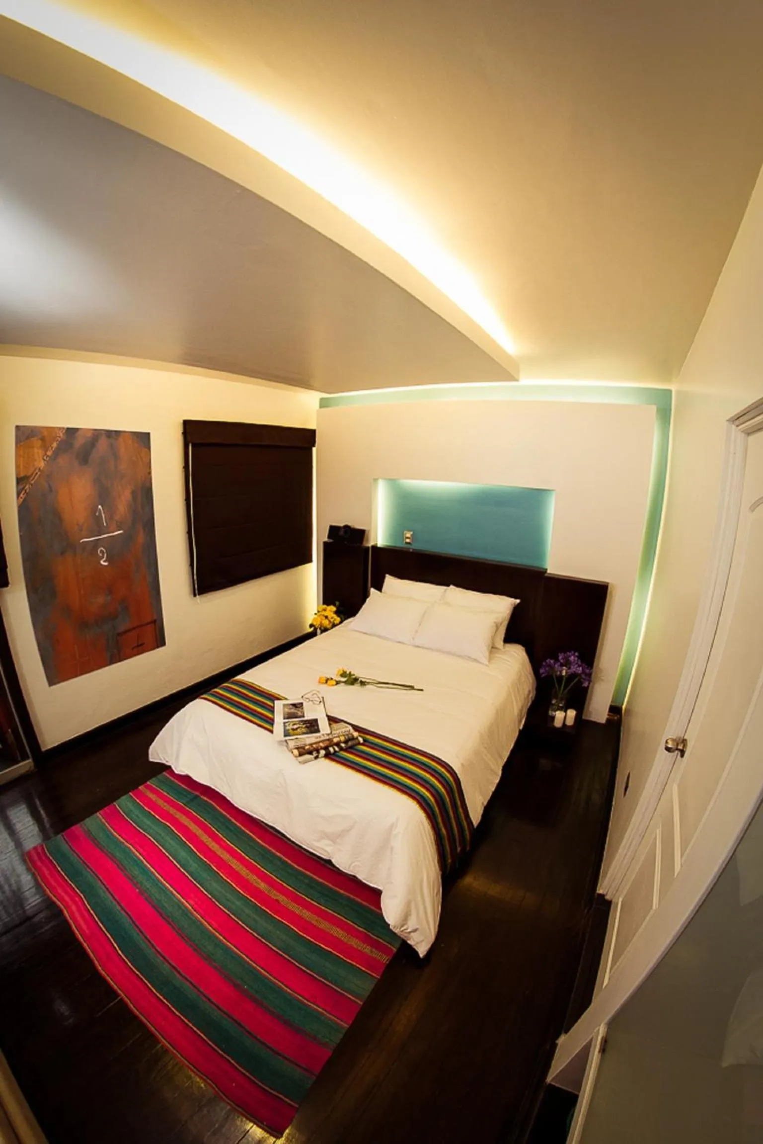 Bed in Wakapunku Boutique Hotel