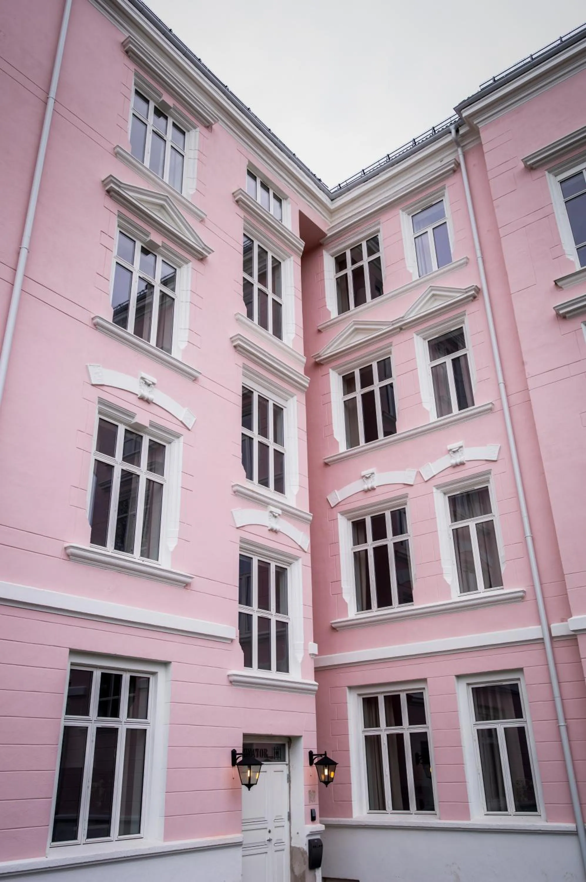 Facade/entrance in Frogner House - Oscars gate