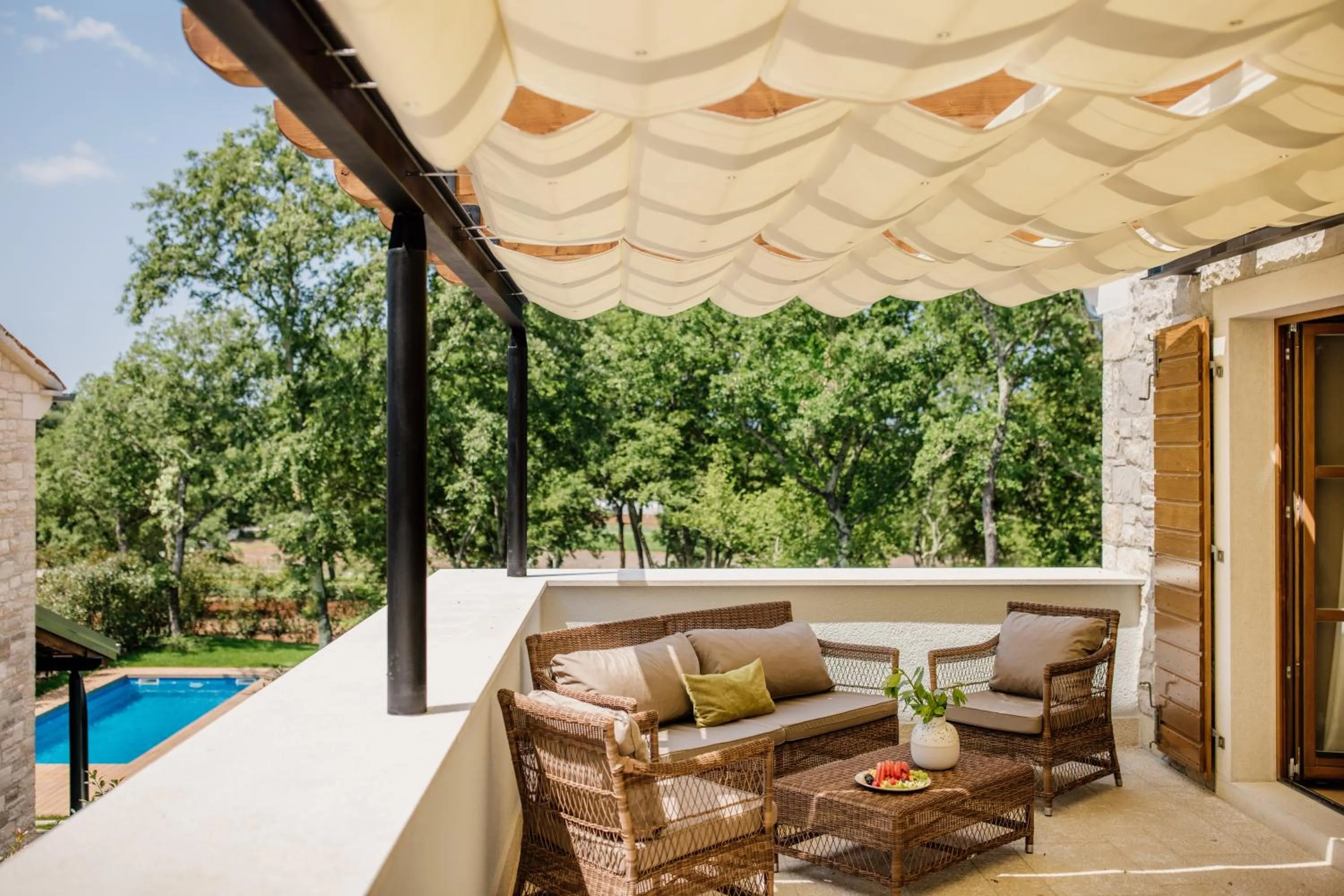 Balcony/Terrace in Meneghetti Wine Hotel and Winery - Relais & Chateaux