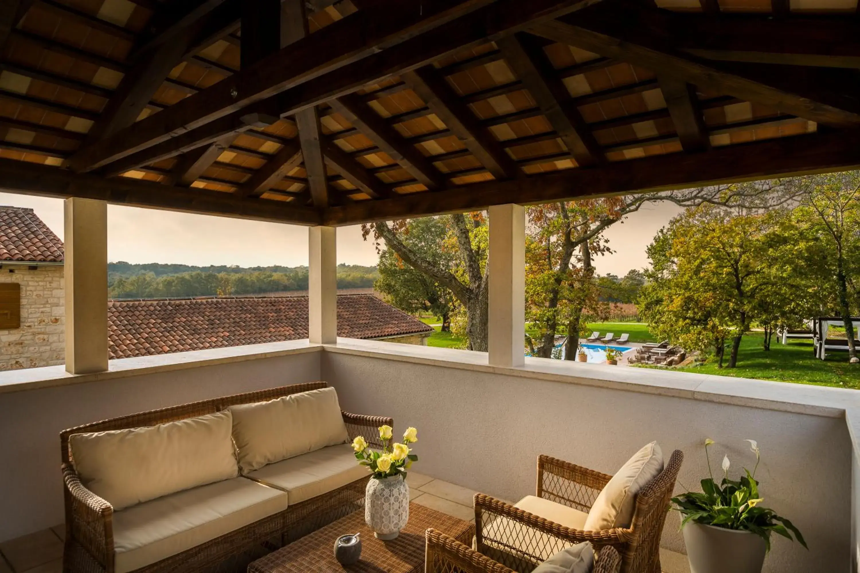 Suite with Balcony in Meneghetti Wine Hotel and Winery - Relais & Chateaux Suite with Balcony in Meneghetti Wine Hotel and Winery - Relais & Chateaux