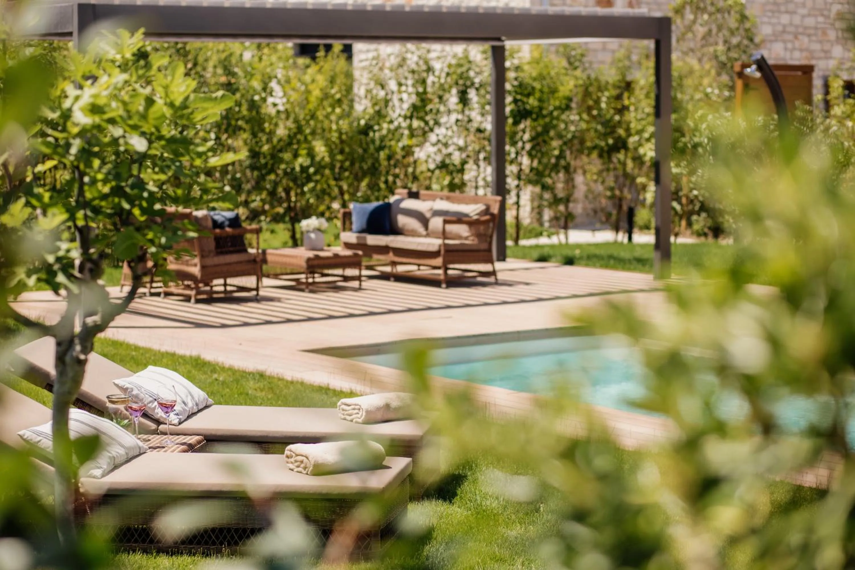 Patio in Meneghetti Wine Hotel and Winery - Relais & Chateaux