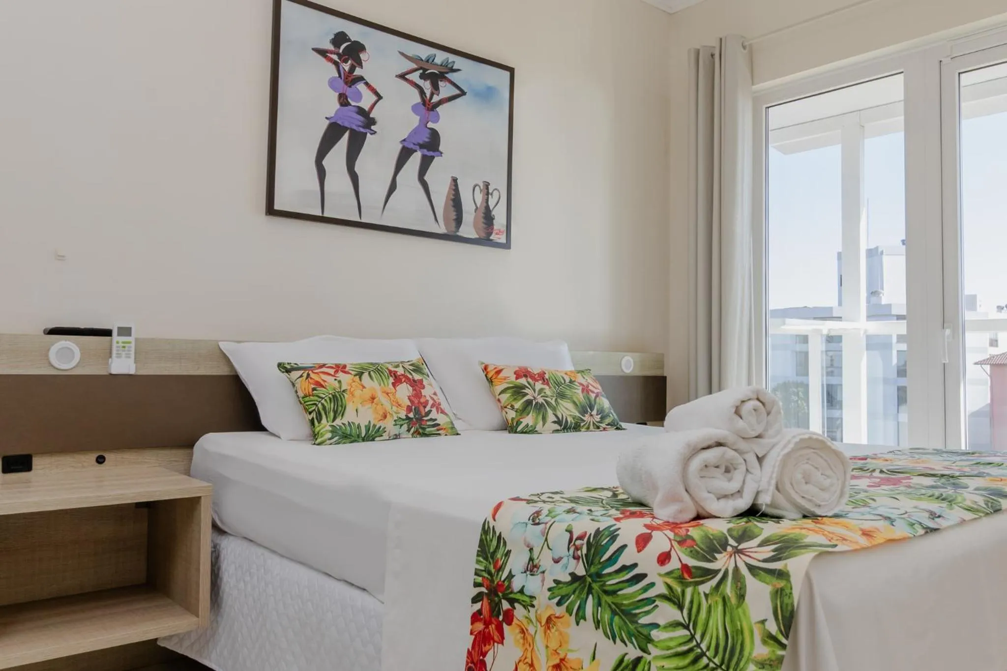 Bed in Hotel Monteiro Canasvieiras