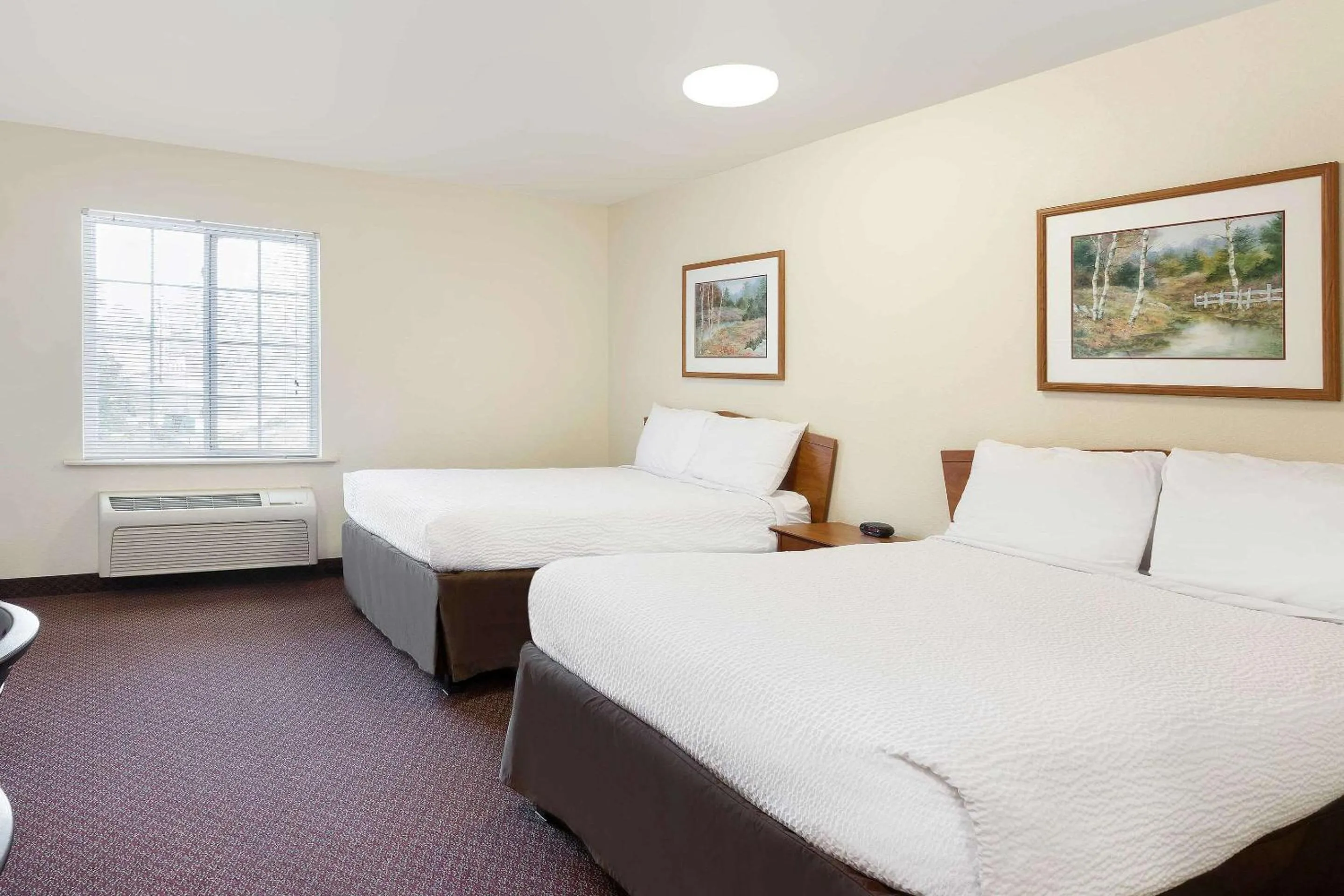 Photo of the whole room, Bed in WoodSpring Suites Tyler Rose Garden