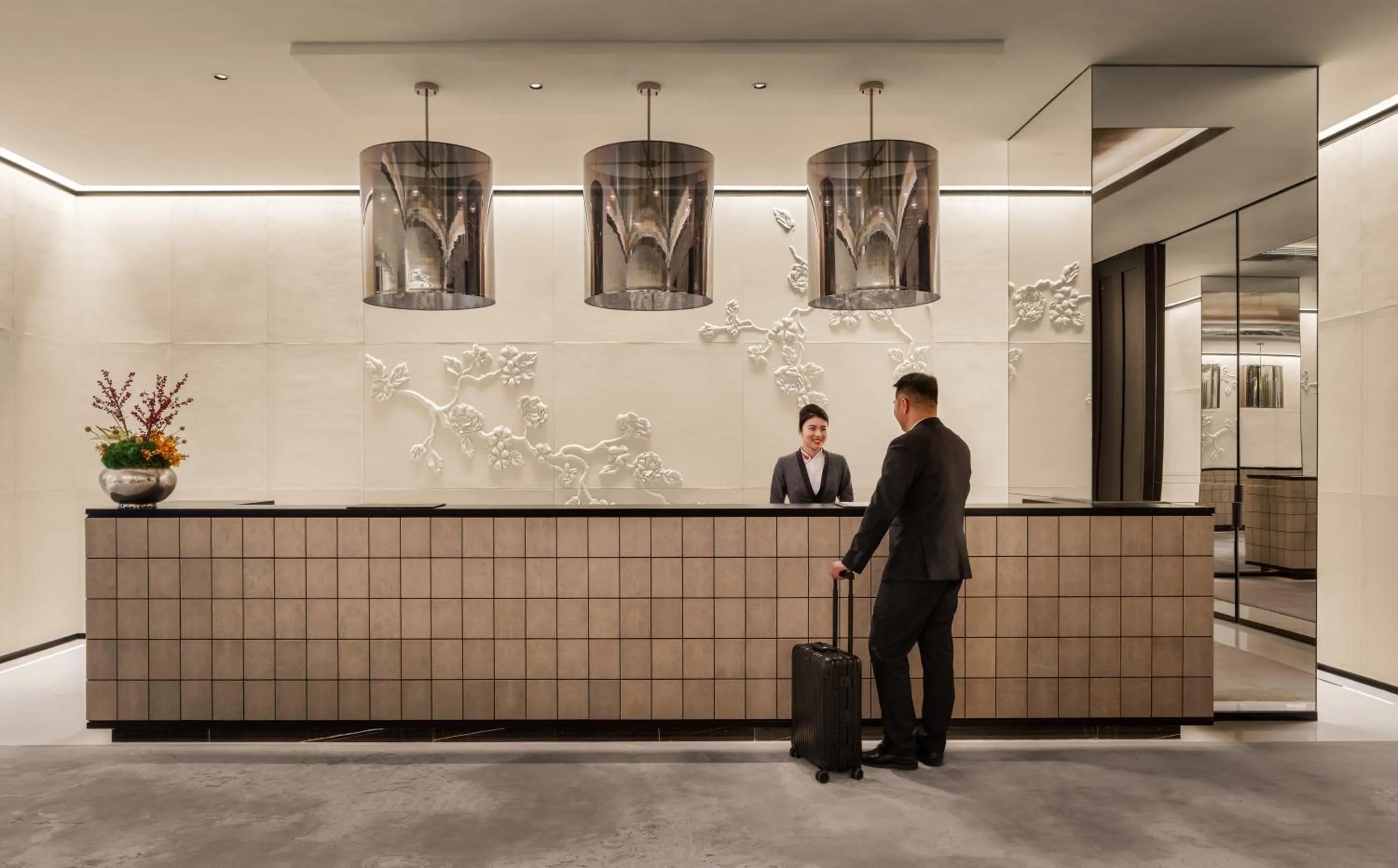 Lobby or reception in Fairmont Wuhan