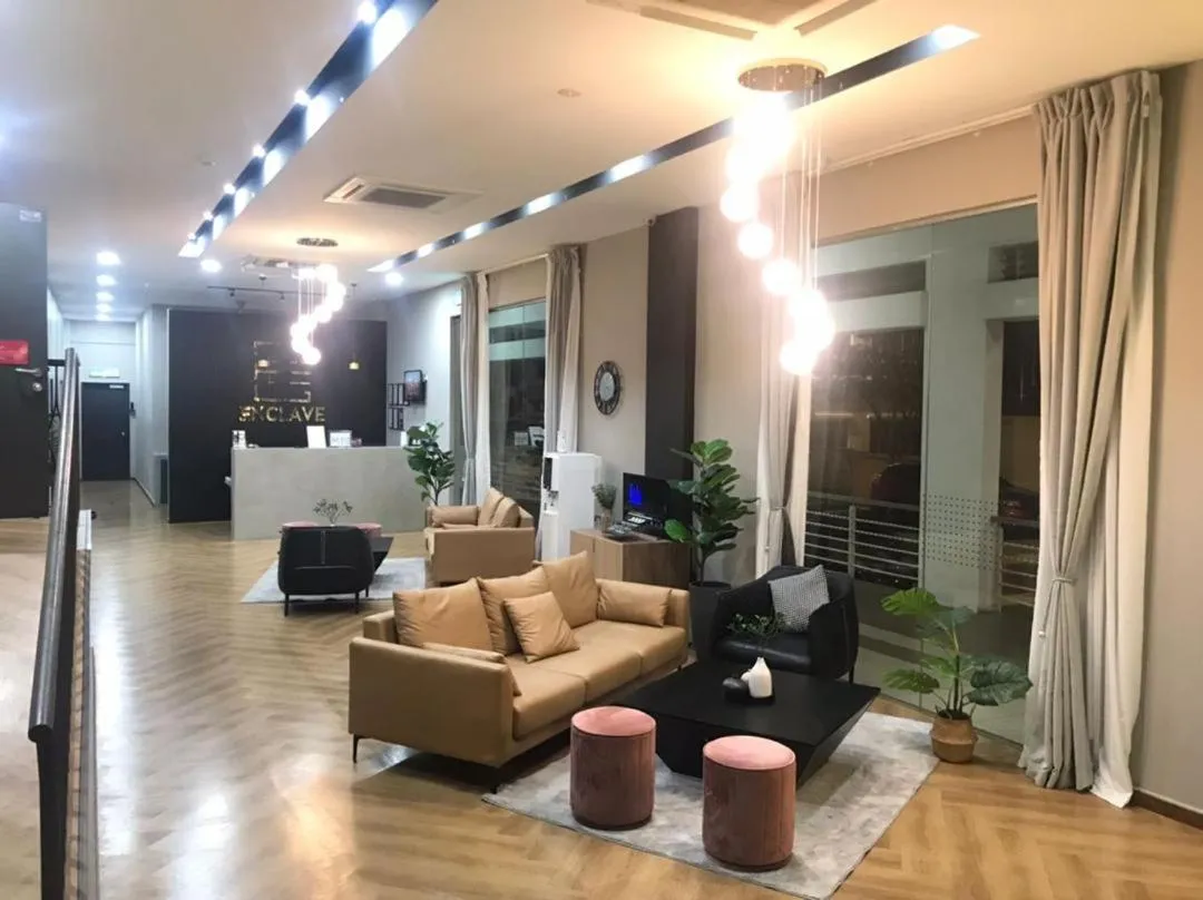 Lobby or reception in Enclave Business Hotel