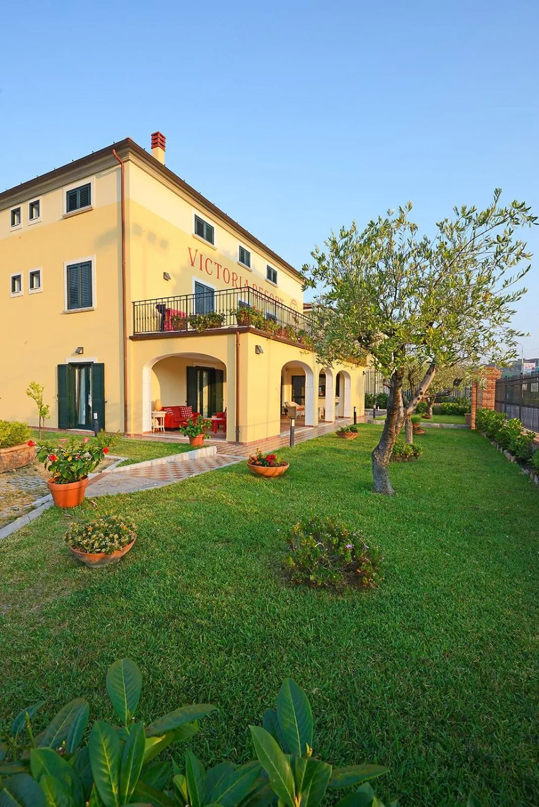 Patio in Victoria Resort