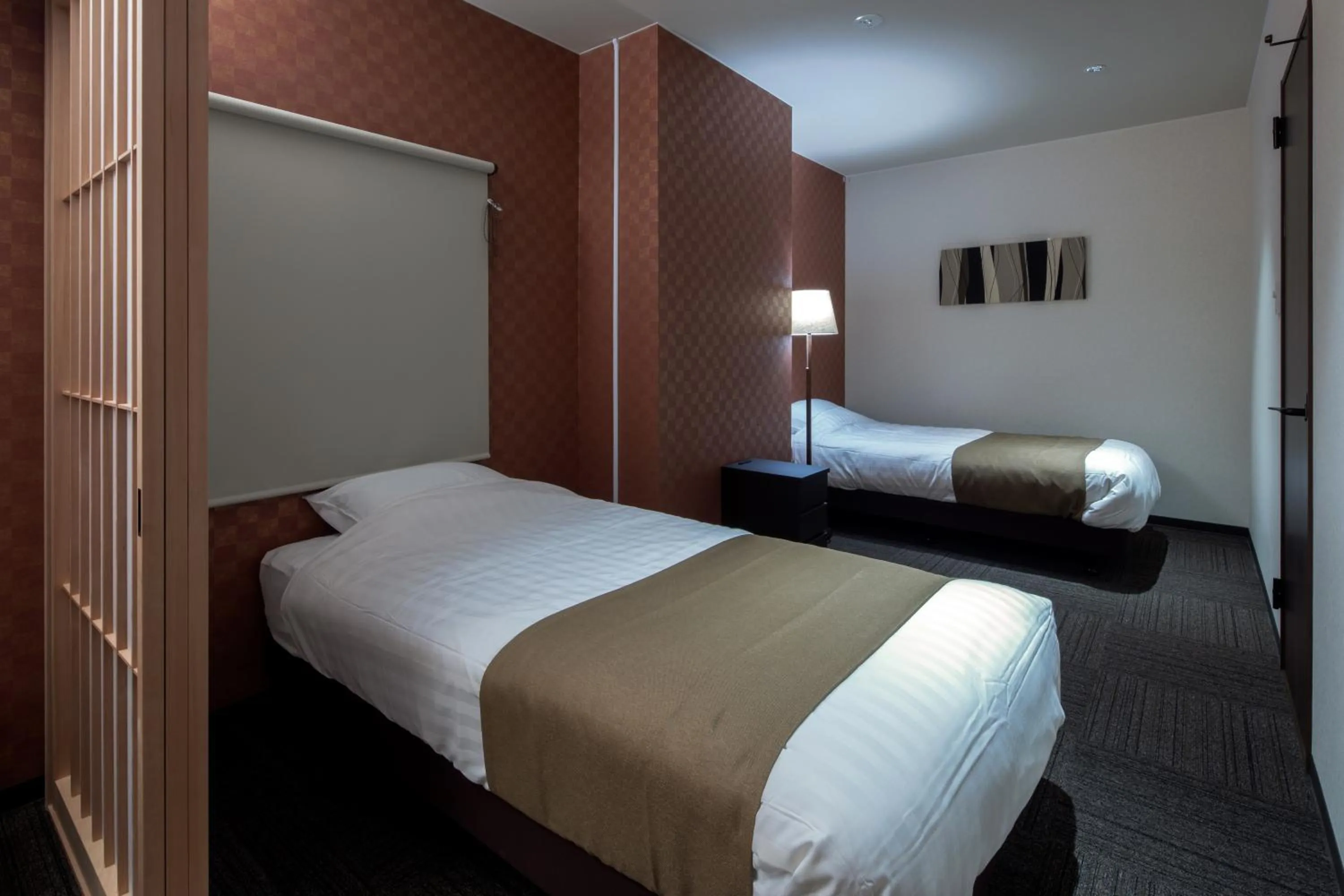 Photo of the whole room, Bed in Randor Residence Hiroshima Suites