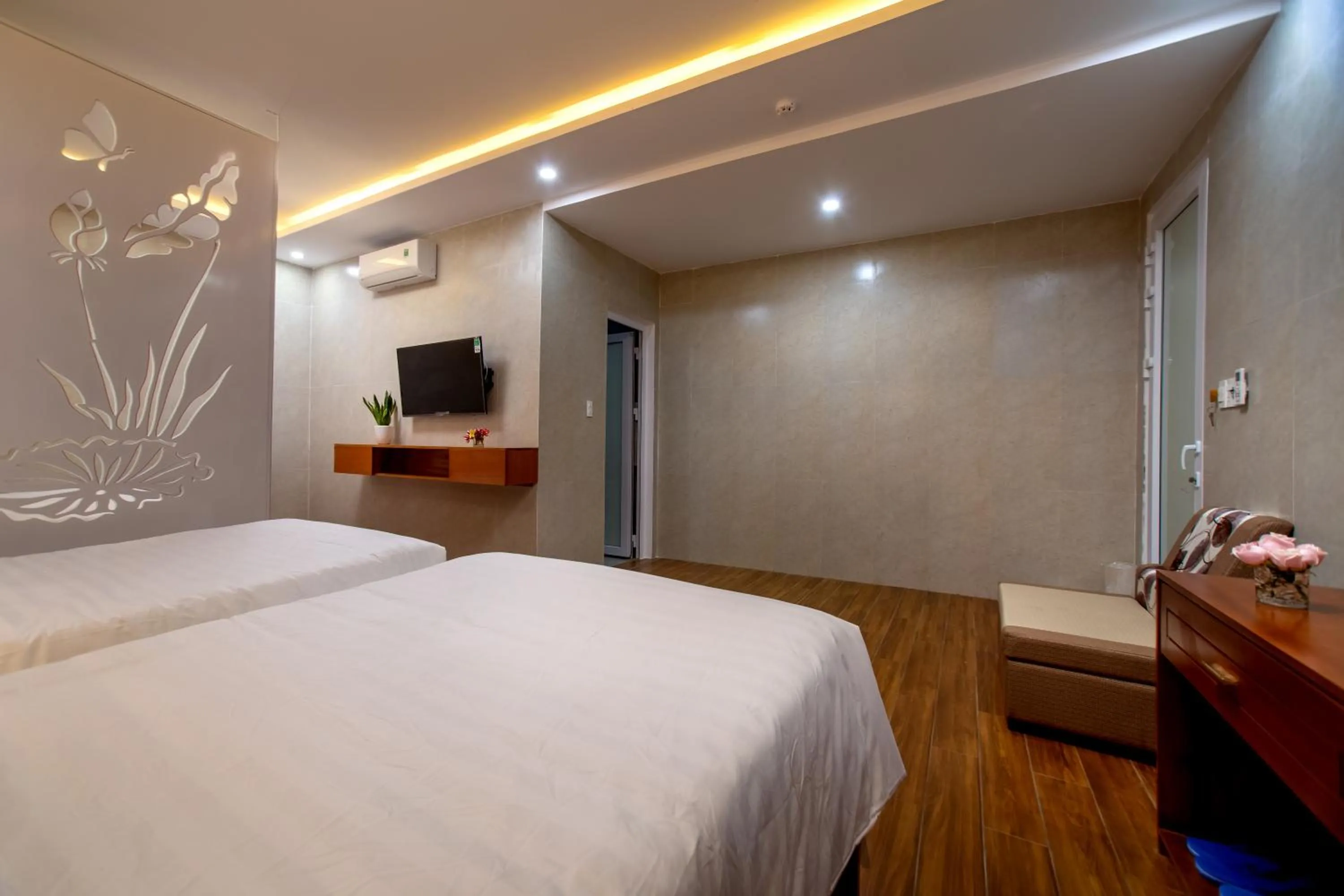 Living room, Bed in Truc Loc Villa