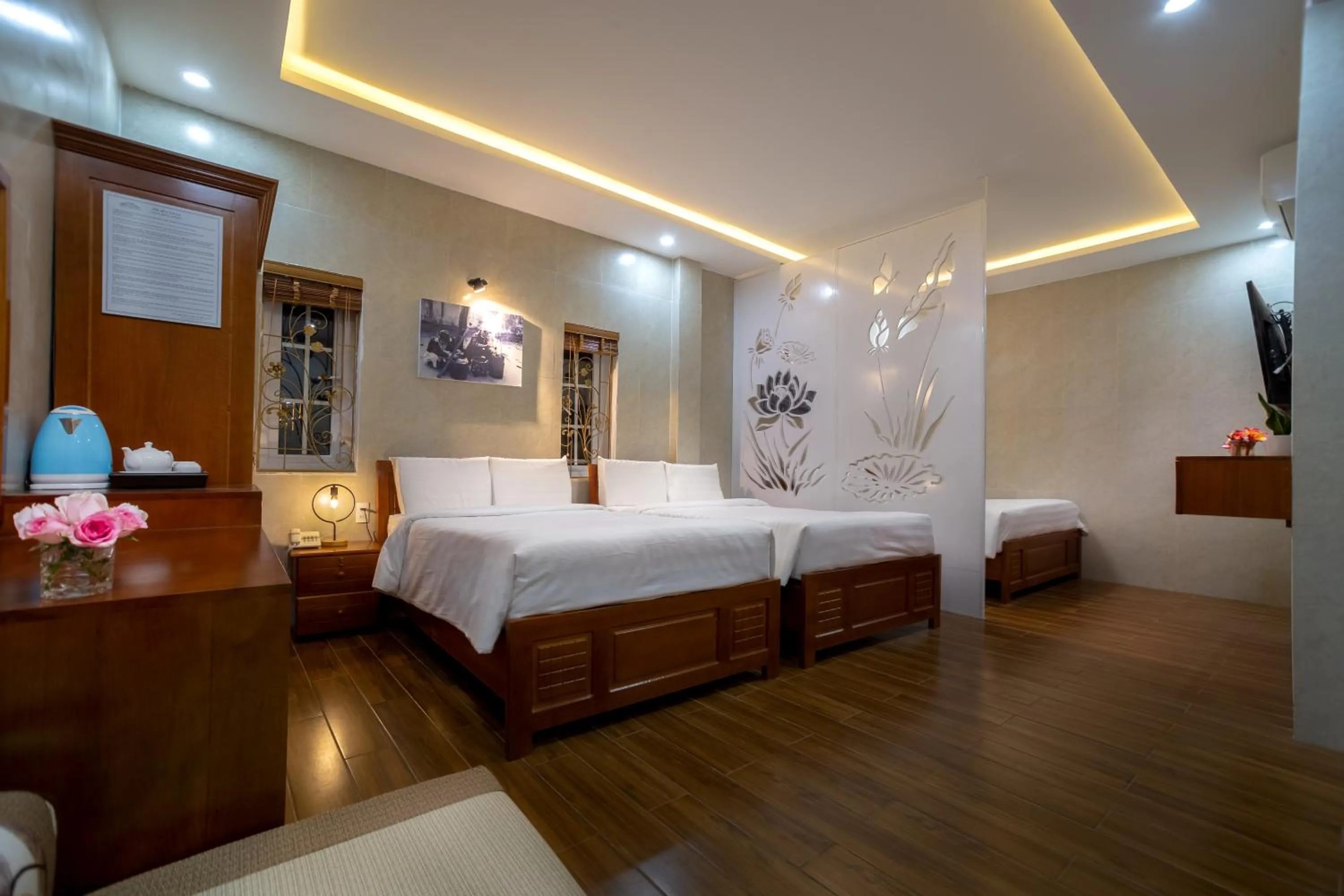 Bedroom, Bed in Truc Loc Villa