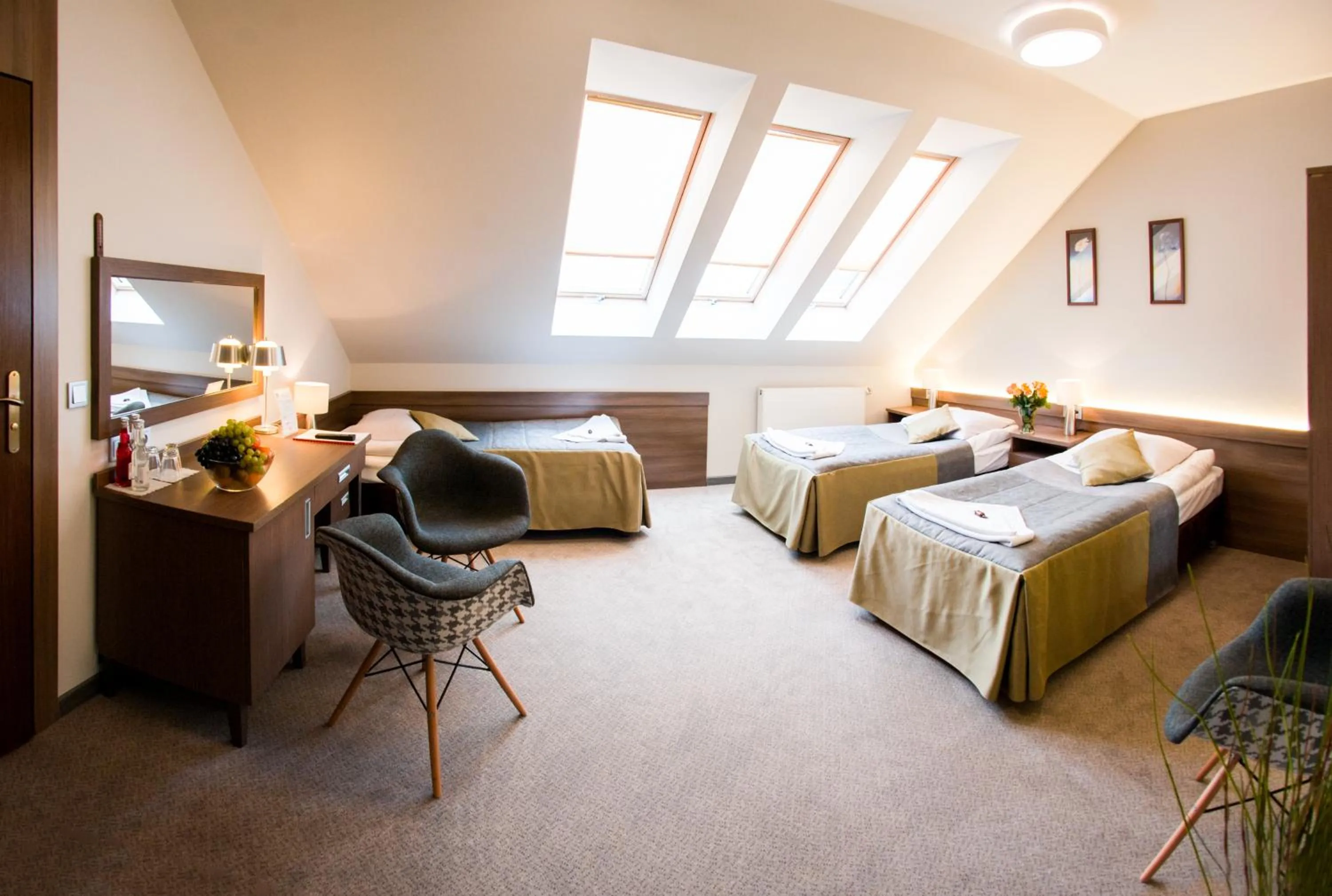 Bed in Hotel Konstancja