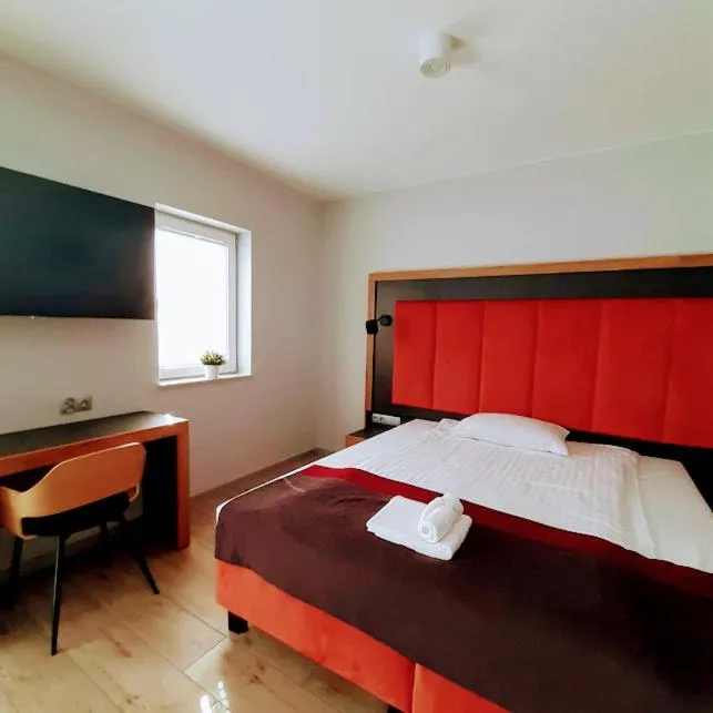 Bed in Hotel Konstancja