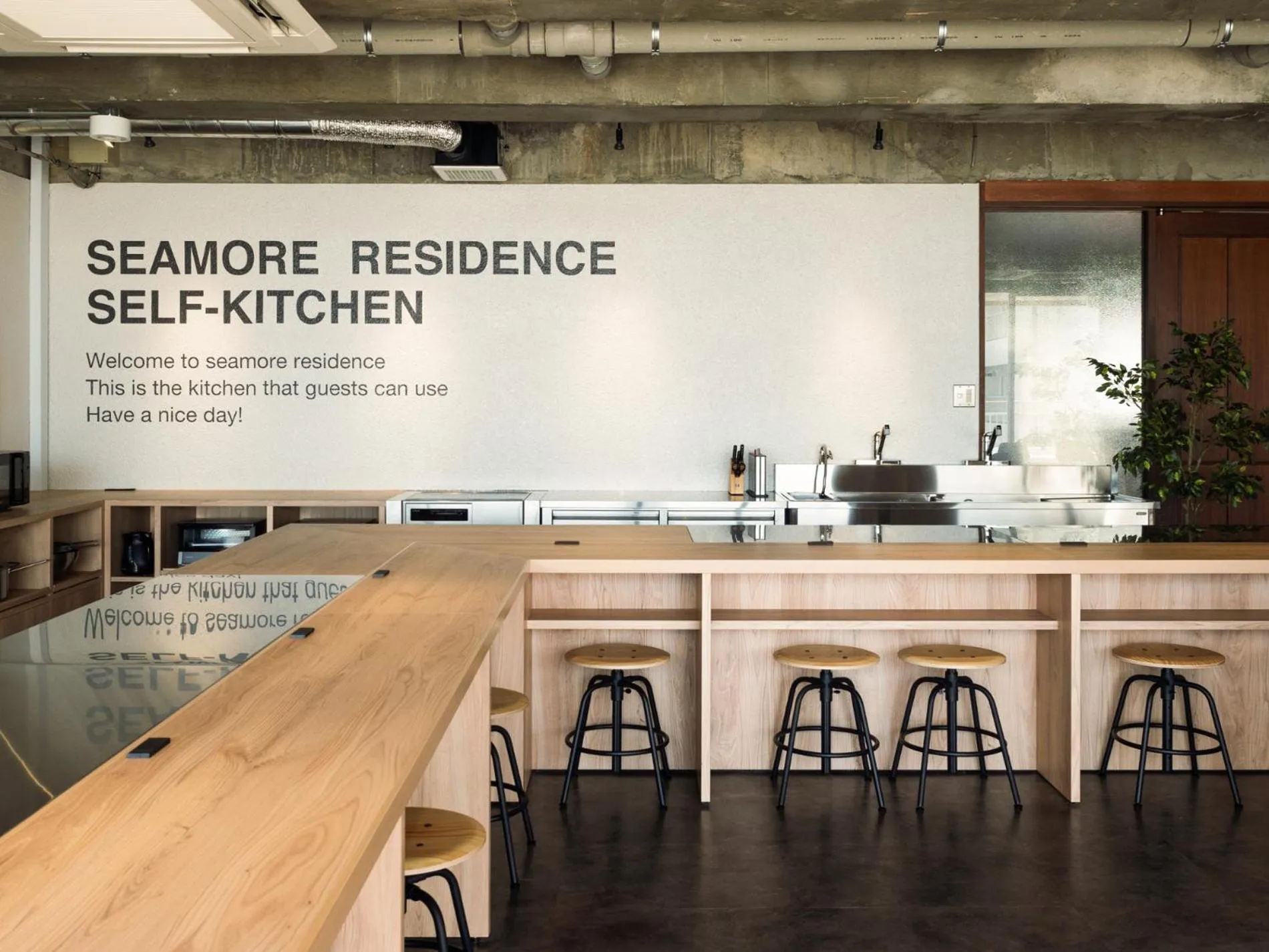 Communal kitchen in SEAMORE RESIDENCE