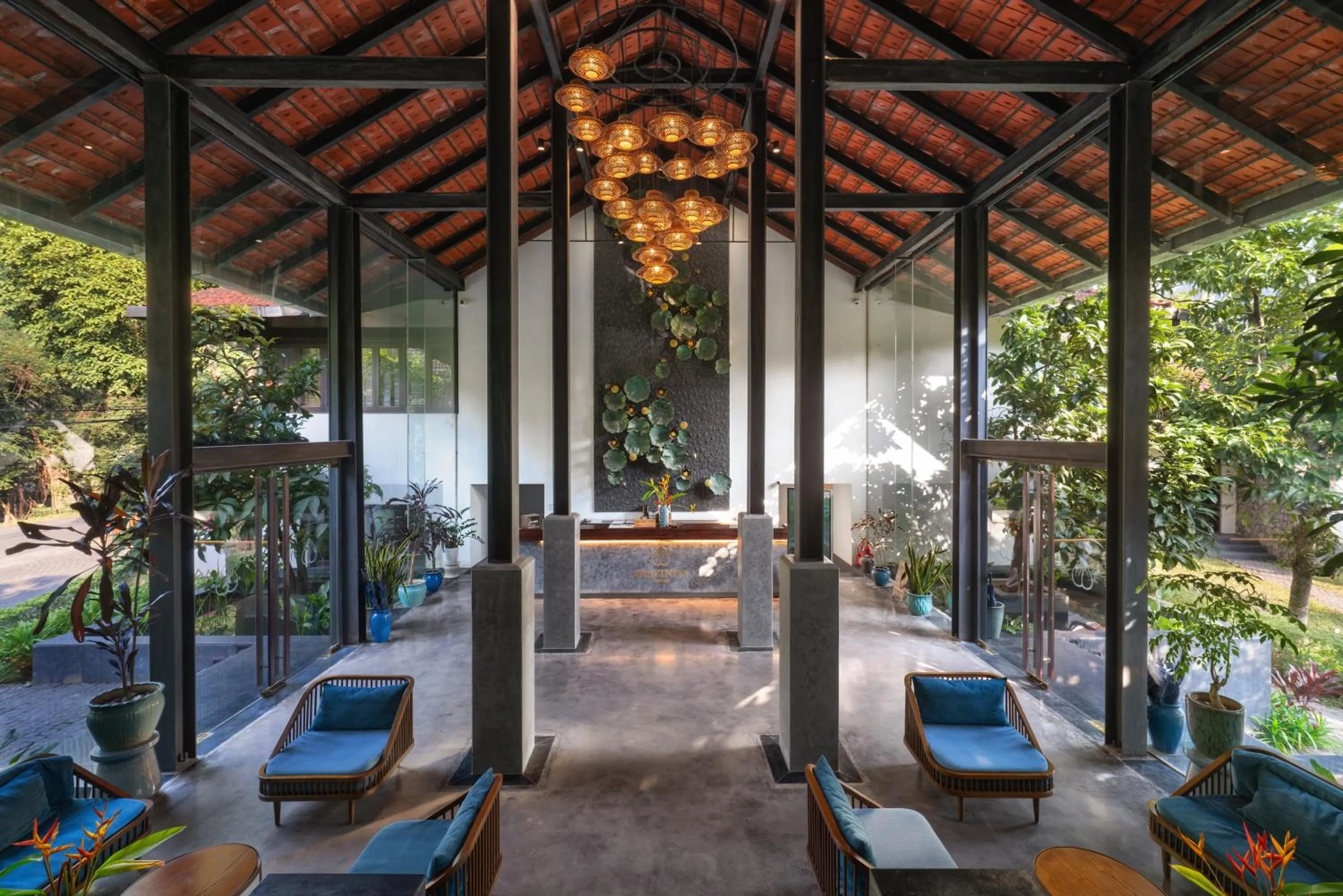 Garden in Aravinda Resort Ninh Binh