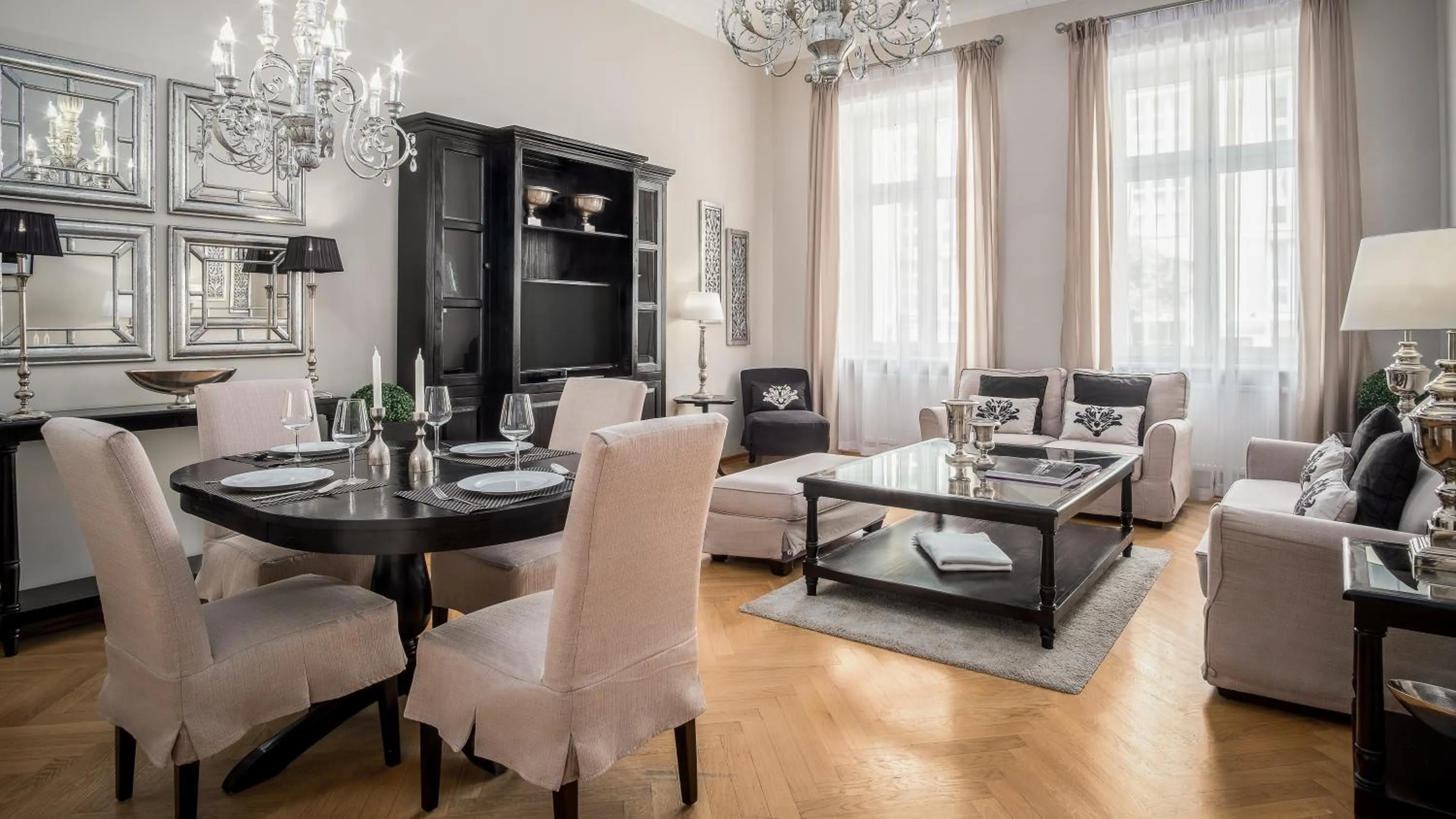 Living room in Palacina Berlin - Serviced Apartments