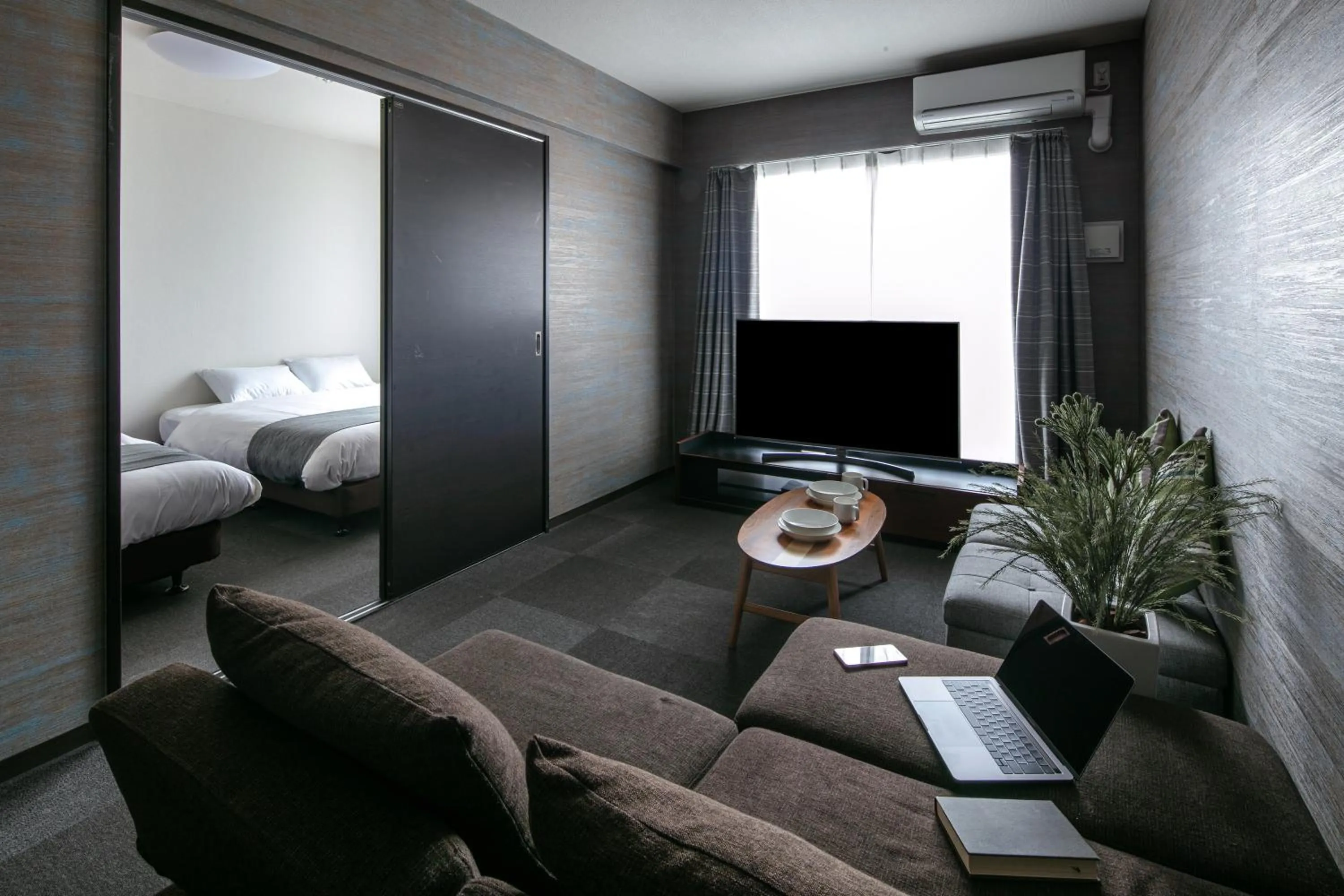 TV and multimedia, Bed in Randor Residence Kyoto Classic