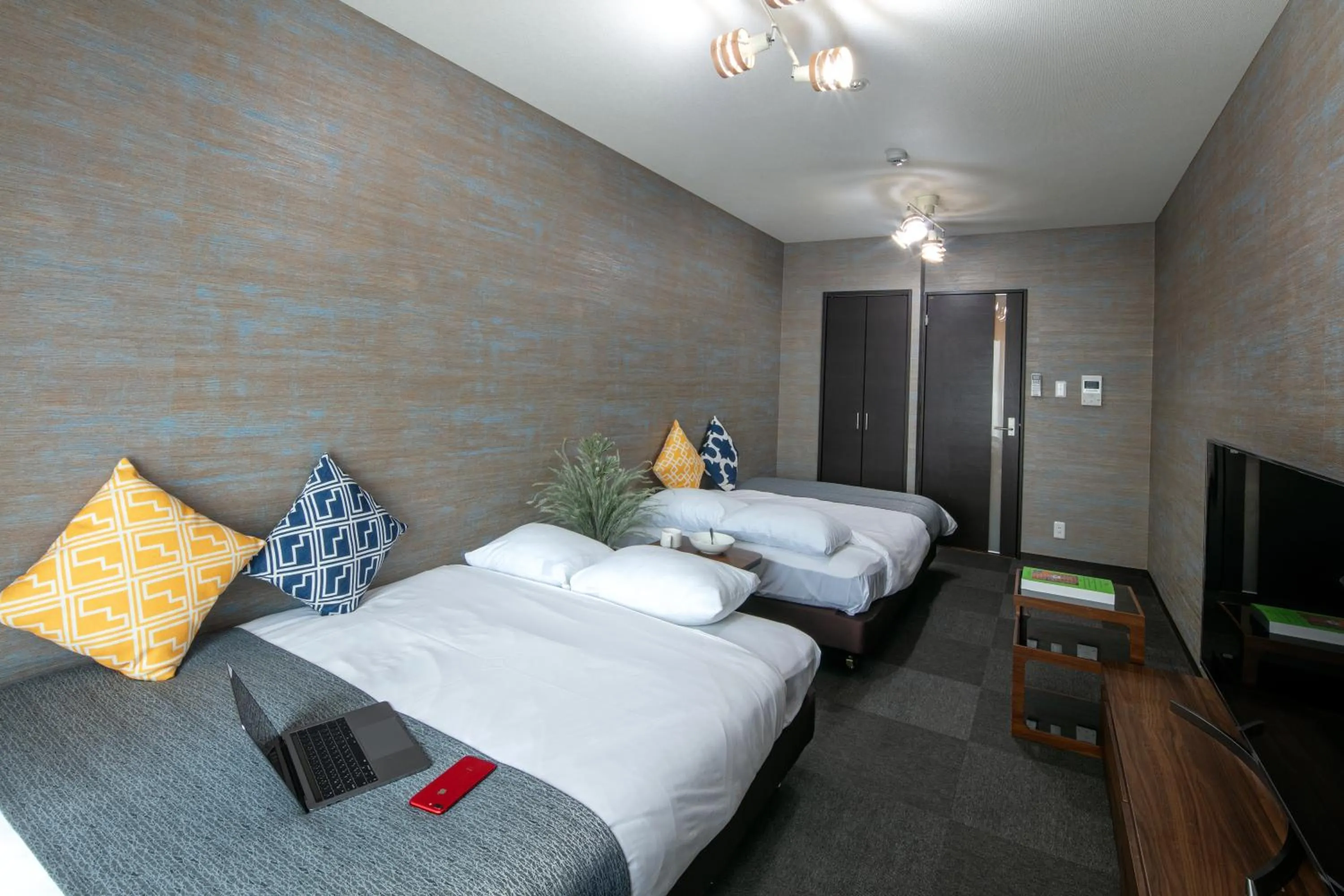 Bed in Randor Residence Kyoto Classic