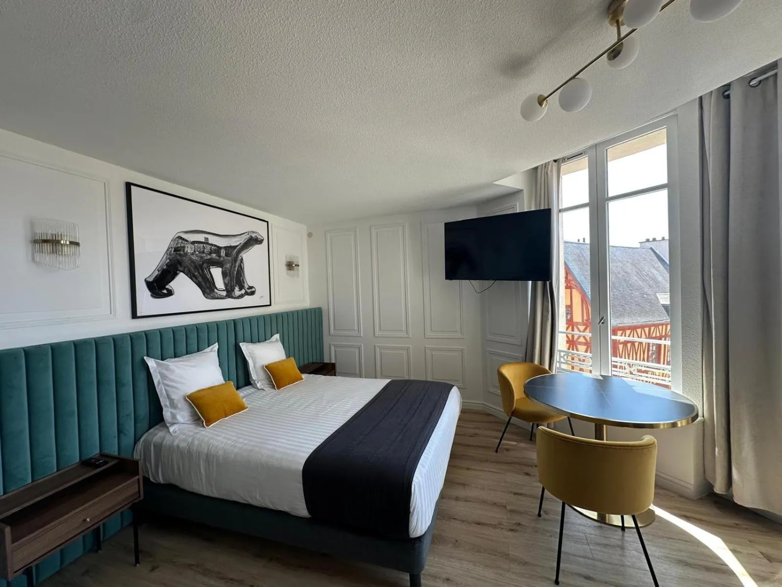 Bed in City Loft Apparthotel