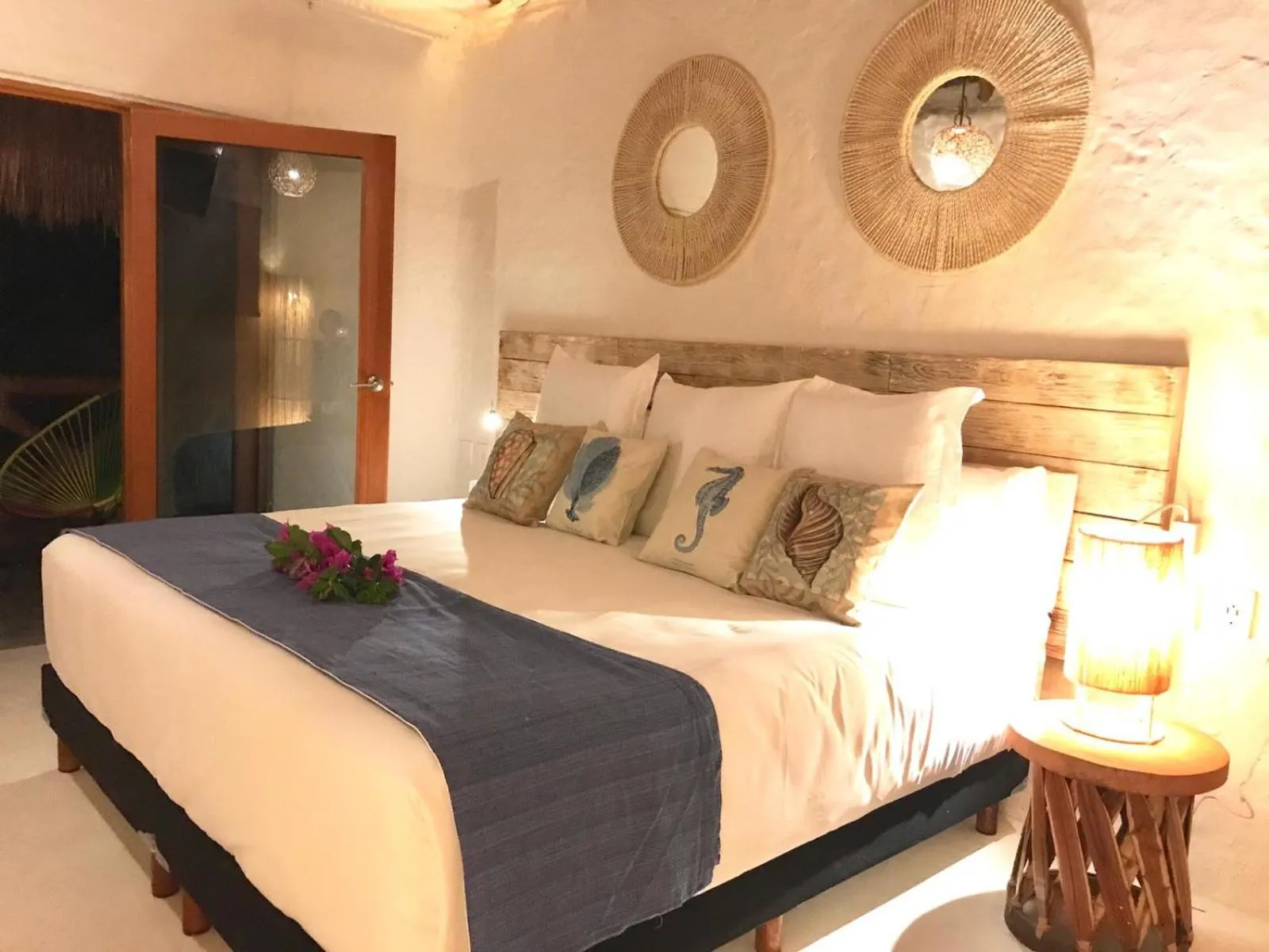 Bedroom, Bed in Soho Boutique Holbox - Adults Only