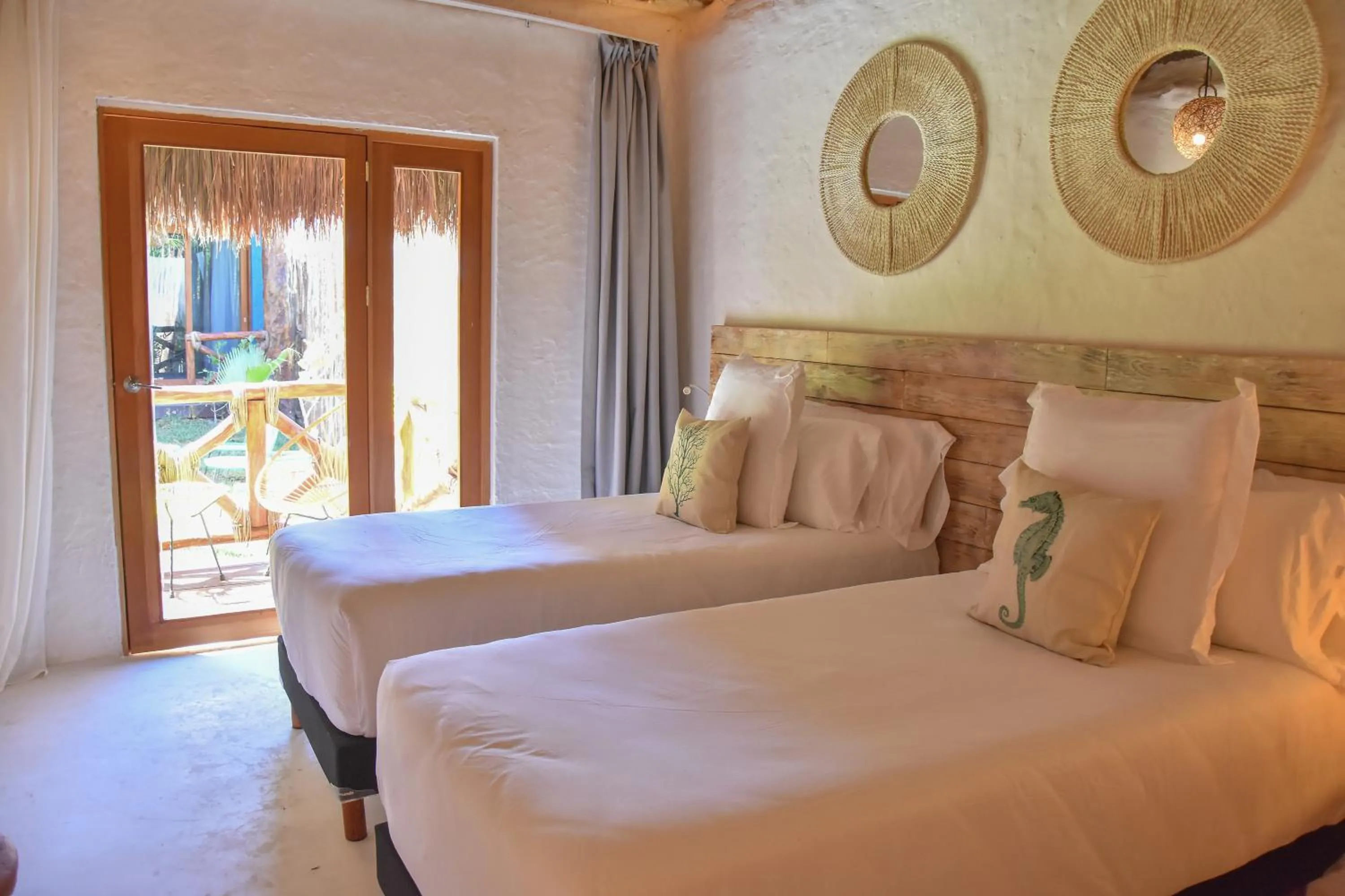 Bedroom, Bed in Soho Boutique Holbox - Adults Only